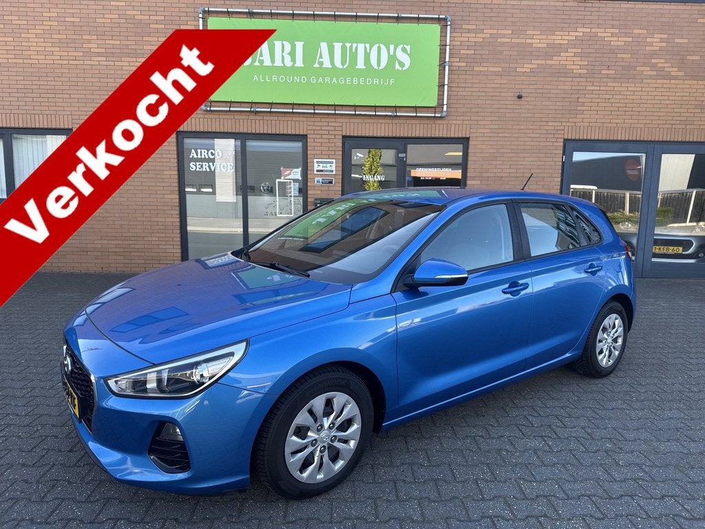 Hyundai i30 1.0 T-GDI i-Motion Zeer mooi (bj 2018), Auto's, Hyundai, Voorwielaandrijving, Euro 6, Start-stop-systeem, Blauw