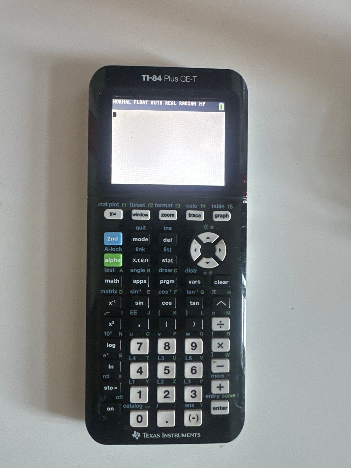 TI-84 plus CE-T grafische rekenmachine (zonder deksel), Diversen, Rekenmachines, Ophalen, Grafische rekenmachine, Zo goed als nieuw