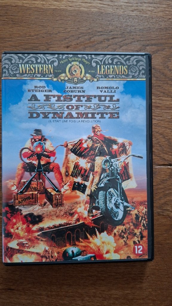 A Fistful of Dynamite western, Ophalen of Verzenden, Zo goed als nieuw, Engels, Nederlands