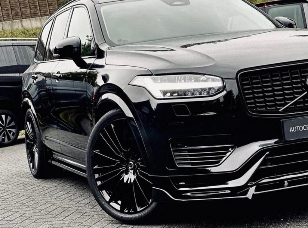 Volvo XC90 T8 Twin Engine AWD Plug-in Hybrid 455pk 7P 2022, Auto's, 1969 cc, 7 stoelen, Zwart, Plug-in hybride