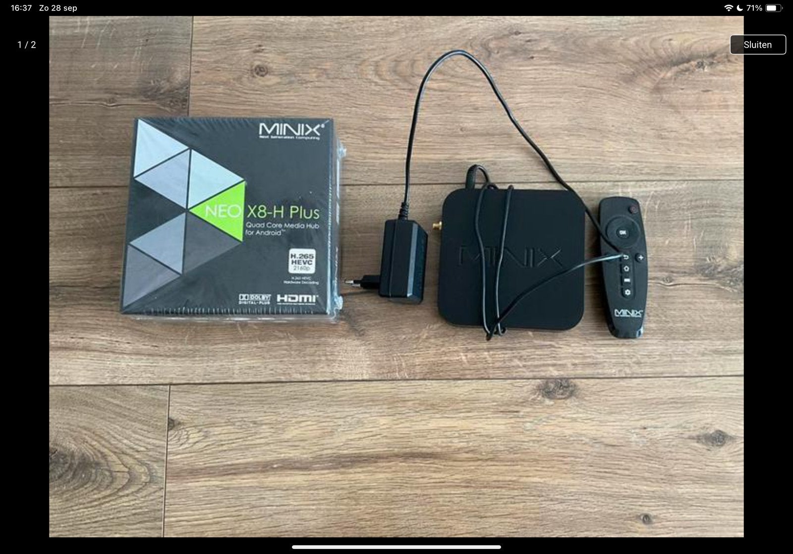 MiniX NEO X8-H Plus mediaspeler, Ophalen of Verzenden, Zo goed als nieuw