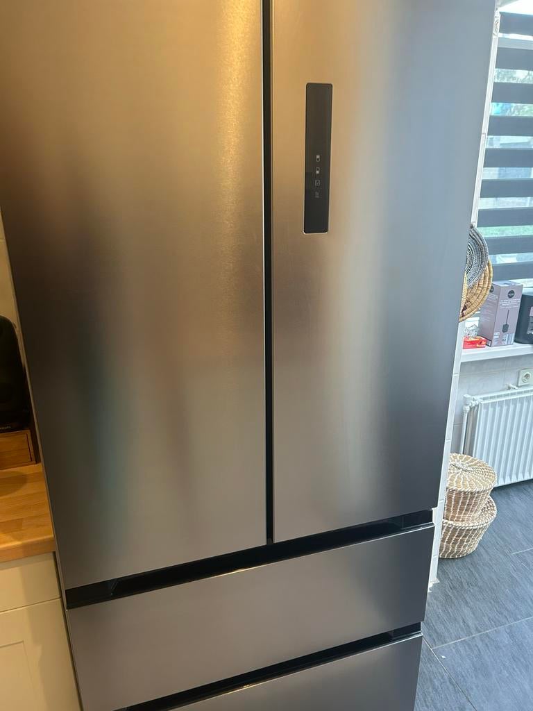 IKEA RIBBENAS Amerikaanse koelkast met 2.5 jaar garantie, 200 liter of meer, 60 cm of meer, Met aparte vriezer, Zo goed als nieuw