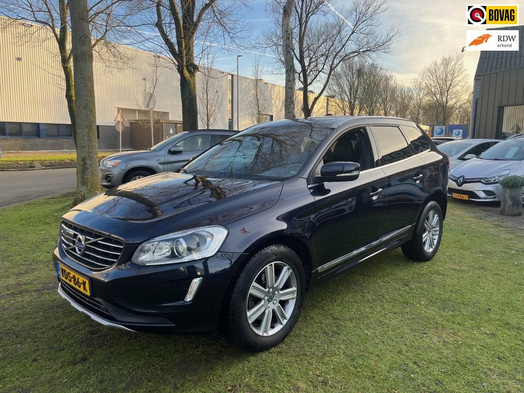 Volvo XC60 * panoramadak * btw-auto * tussenschot * airco *, Auto's, Bestelauto's, 1969 cc, Blauw, Leder, Bedrijf