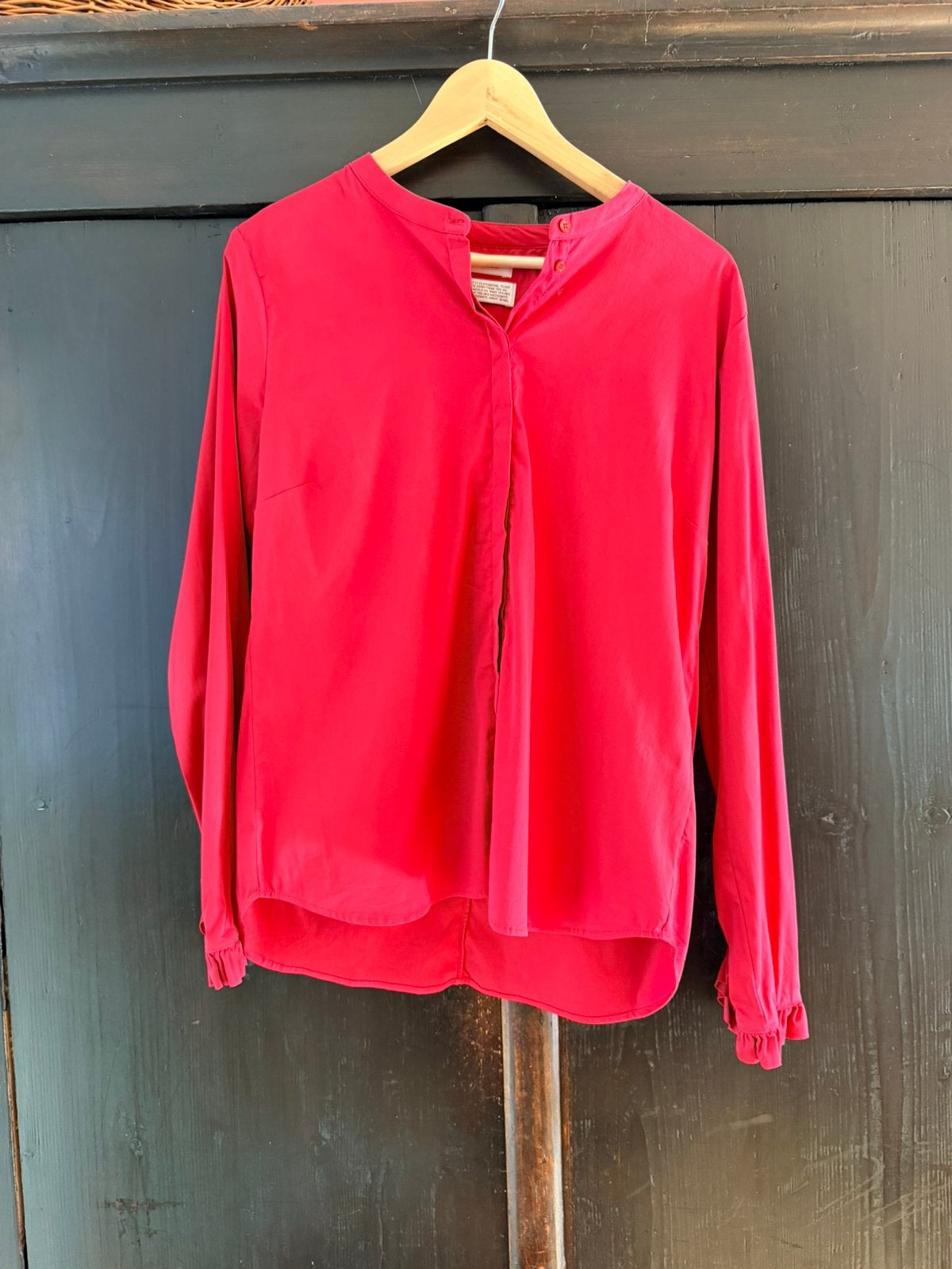 Rode blouse van Mos Mosh XL zgan, Ophalen of Verzenden, Zo goed als nieuw, Maat 42/44 (L), Rood