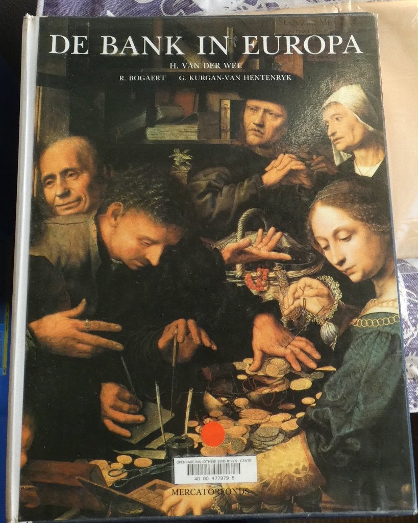 Boek De bank in Europa 25 eeuwen bankgeschiedenis bankwereld, Boeken, Ophalen of Verzenden, Zo goed als nieuw