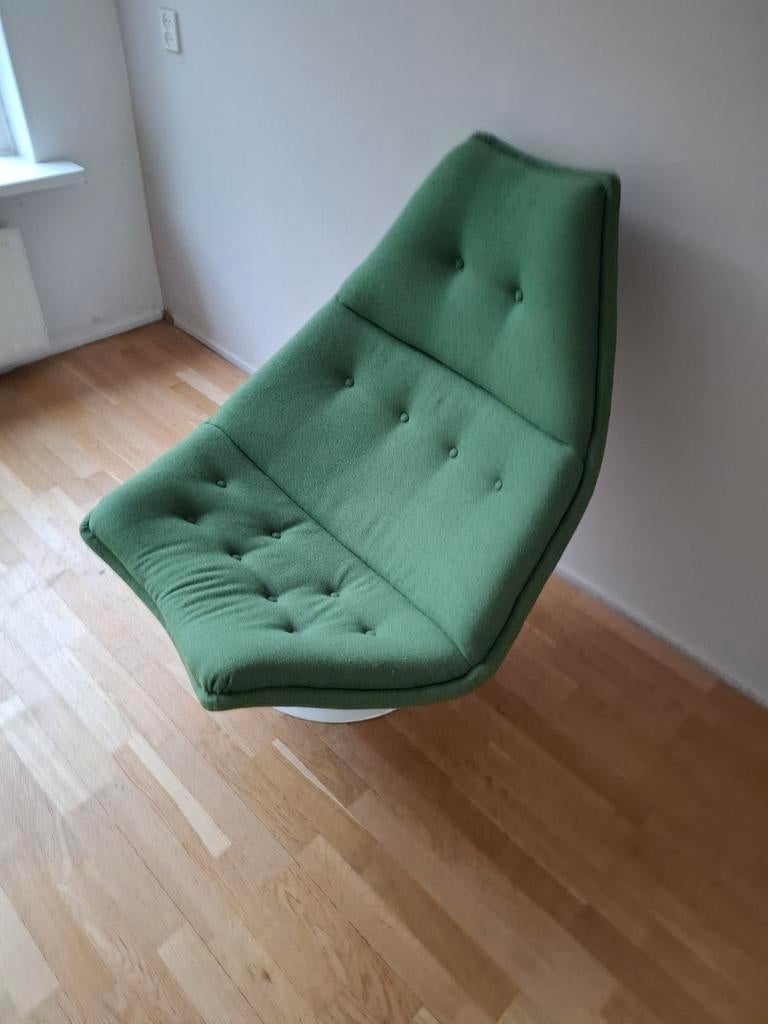 Artifort Groene Draaistoel, Ophalen, Gebruikt, Overige kleuren, Stof