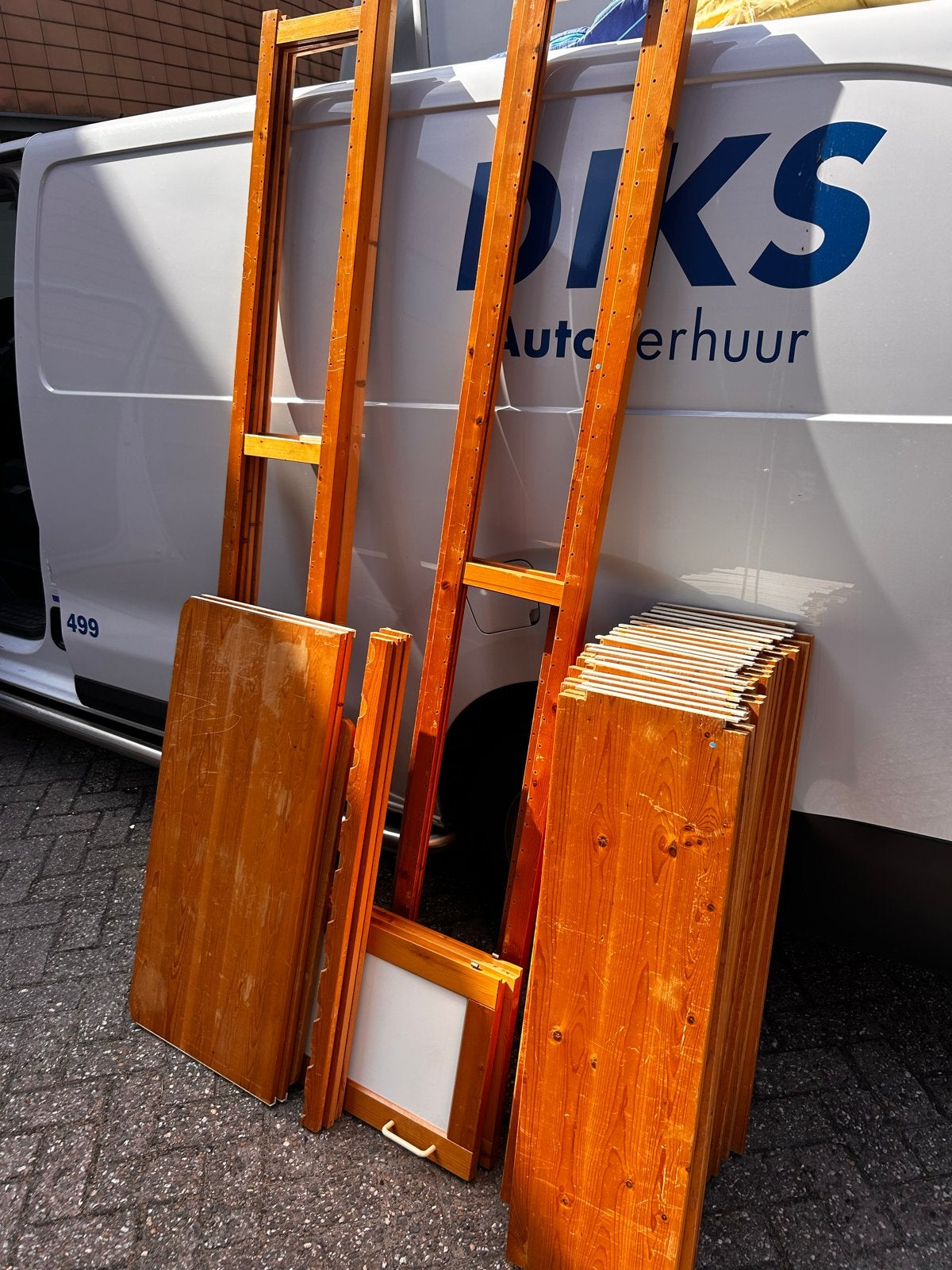 Lundia kast met 20 planken en alle montagematerialen, Ophalen, Gebruikt, Lundia, Onbekend