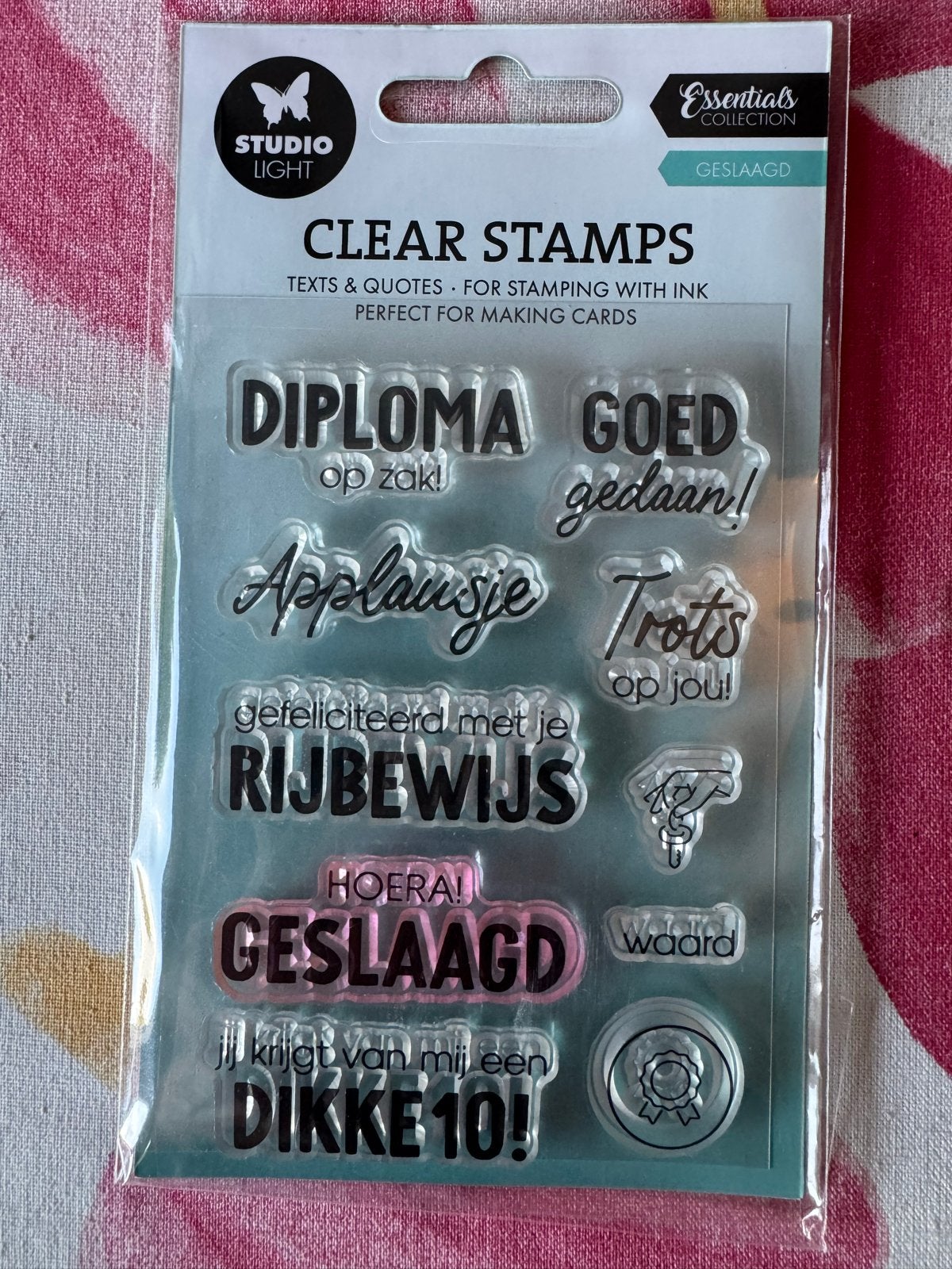 Diverse clearstamps/stempels voor kaarten, Hobby en Vrije tijd, Ophalen of Verzenden, Gebruikt, Clearstamp
