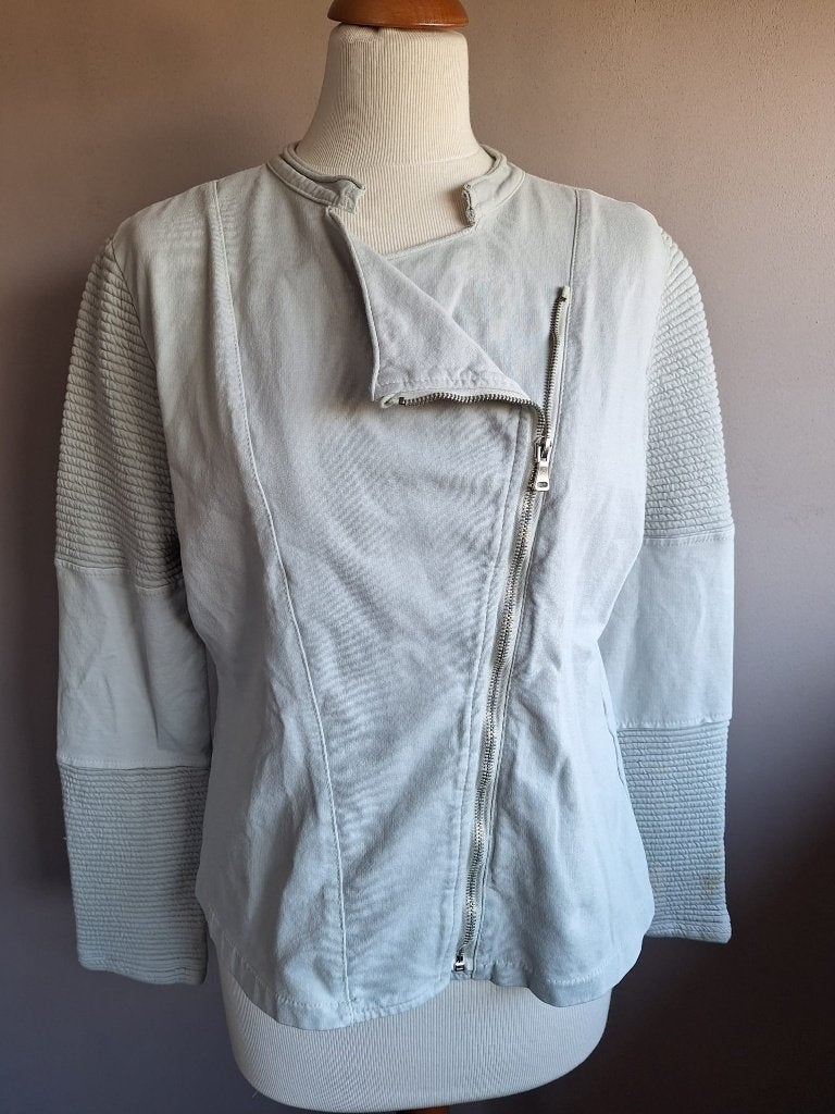 Nieuw grijs sweat stretch jasje van Made in Italy, maat XL, Made in Italy, Maat 46/48 (XL) of groter, Nieuw, Ophalen of Verzenden