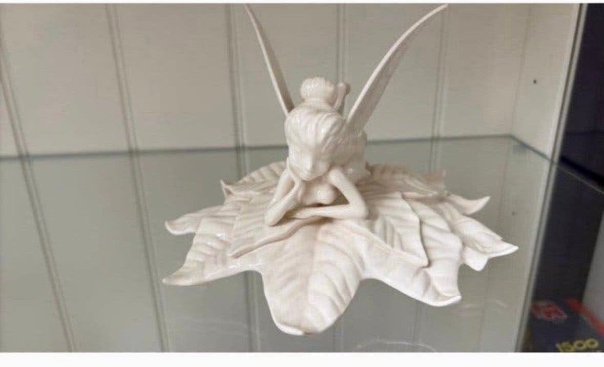 WDCC Tinkerbell Whiteware, Ophalen of Verzenden, Zo goed als nieuw, Beeldje of Figuurtje