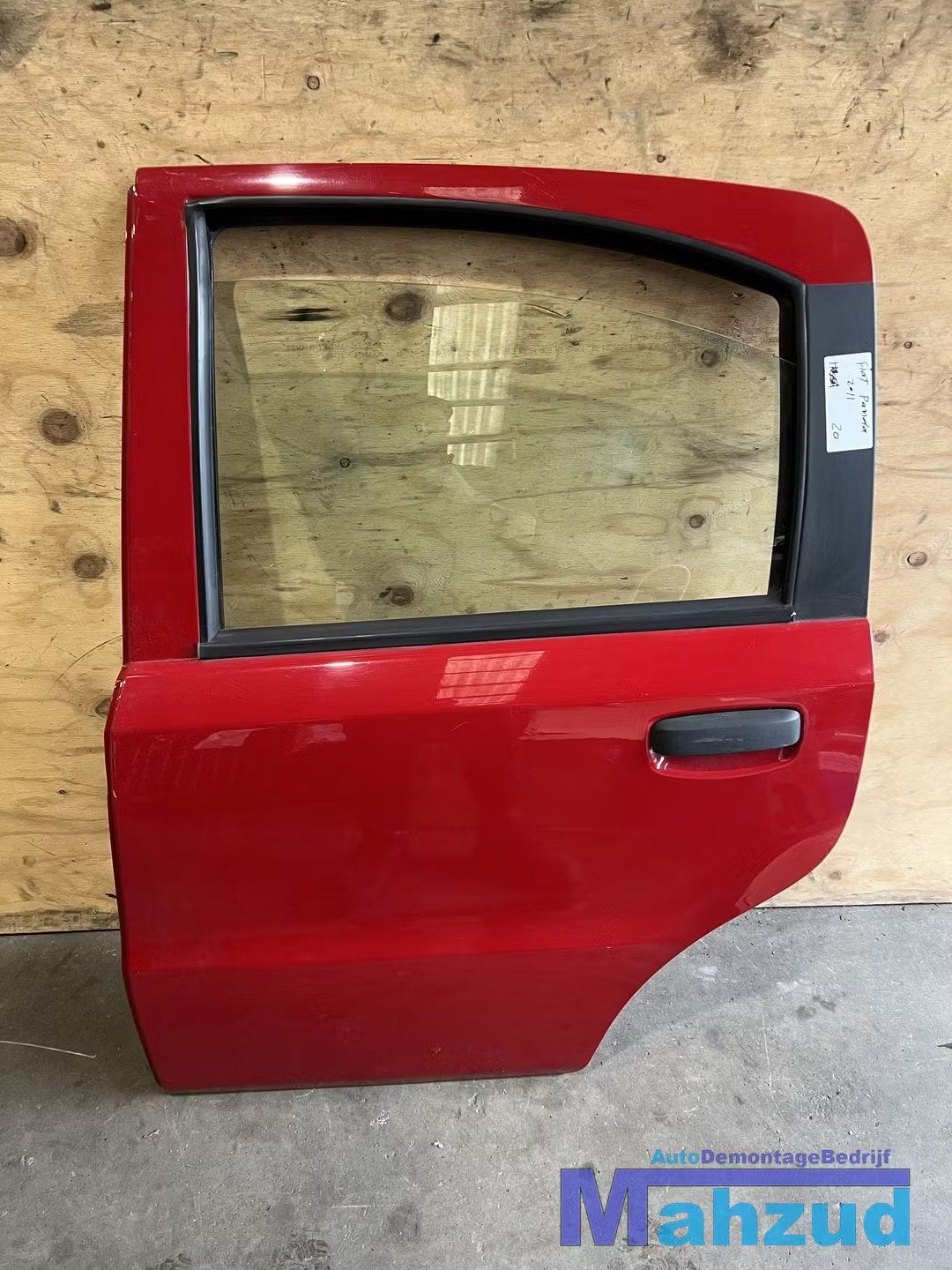 FIAT PANDA (169) rood 111/A links achter deur 2003-2011, Gebruikt, Deur, Stellantis Europe S.p.A., Ophalen of Verzenden