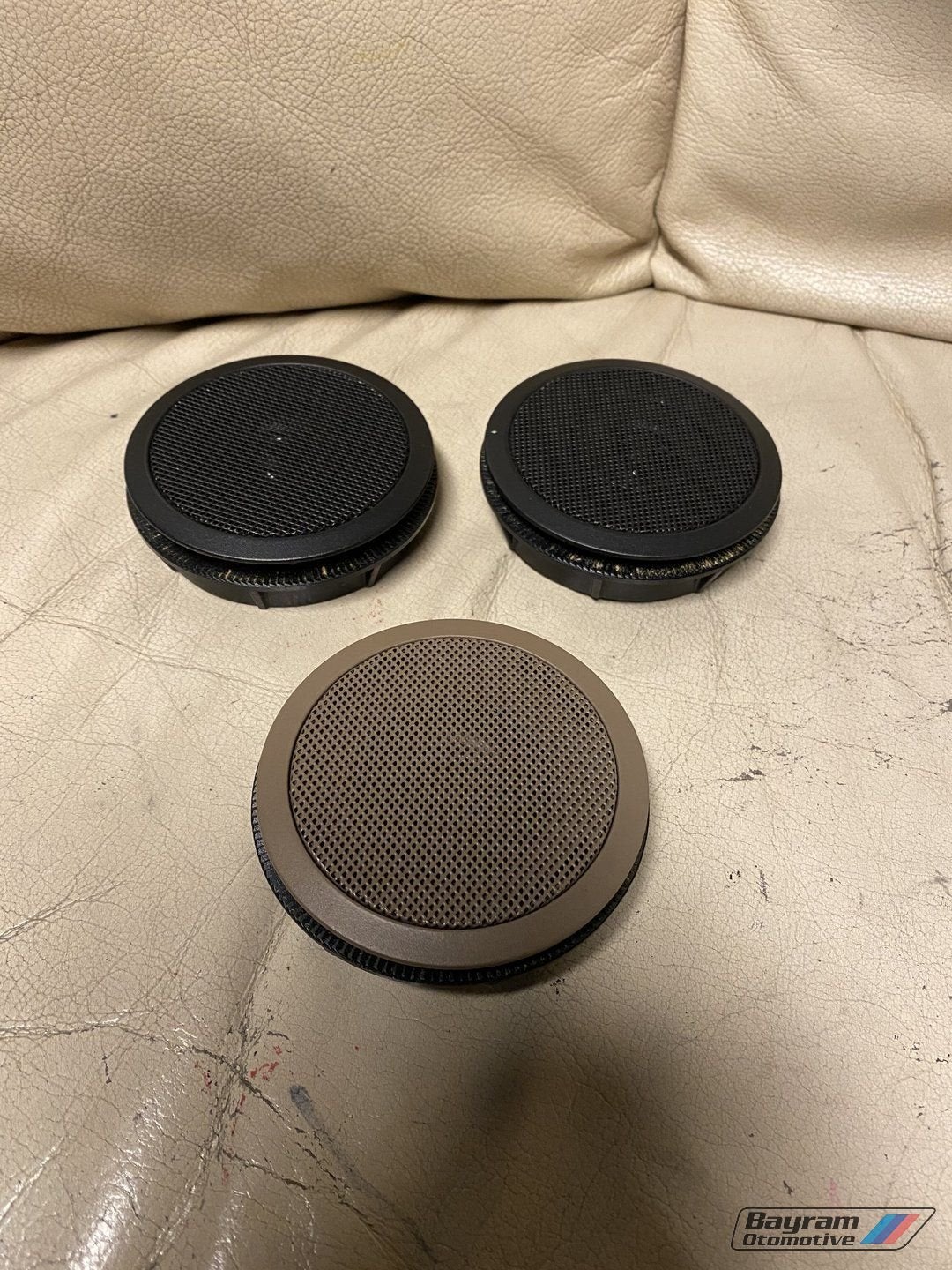 Bmw E36 speaker zwart beige origineel deurpanelen 3-serie m3, Auto diversen, Autoradio's, -, -, -