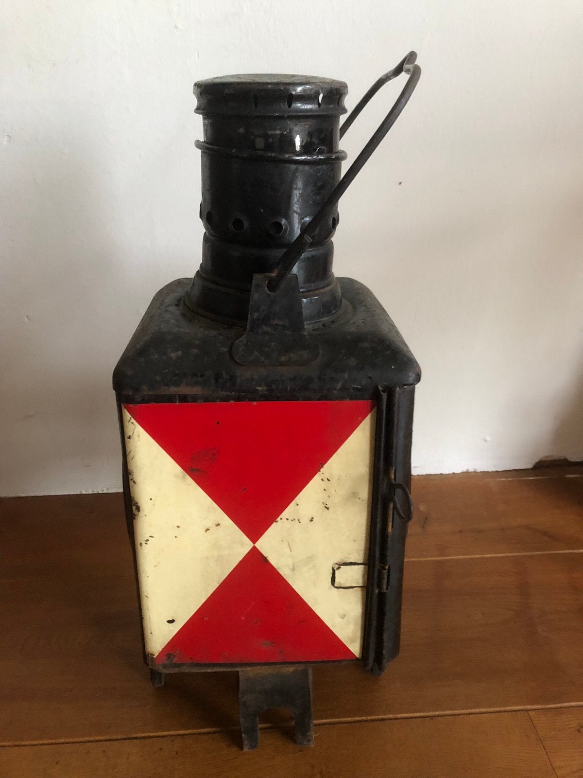 Oude spoorlamp Deutsche Bahn., Ophalen of Verzenden, Gebruikt, Trein, Overige typen