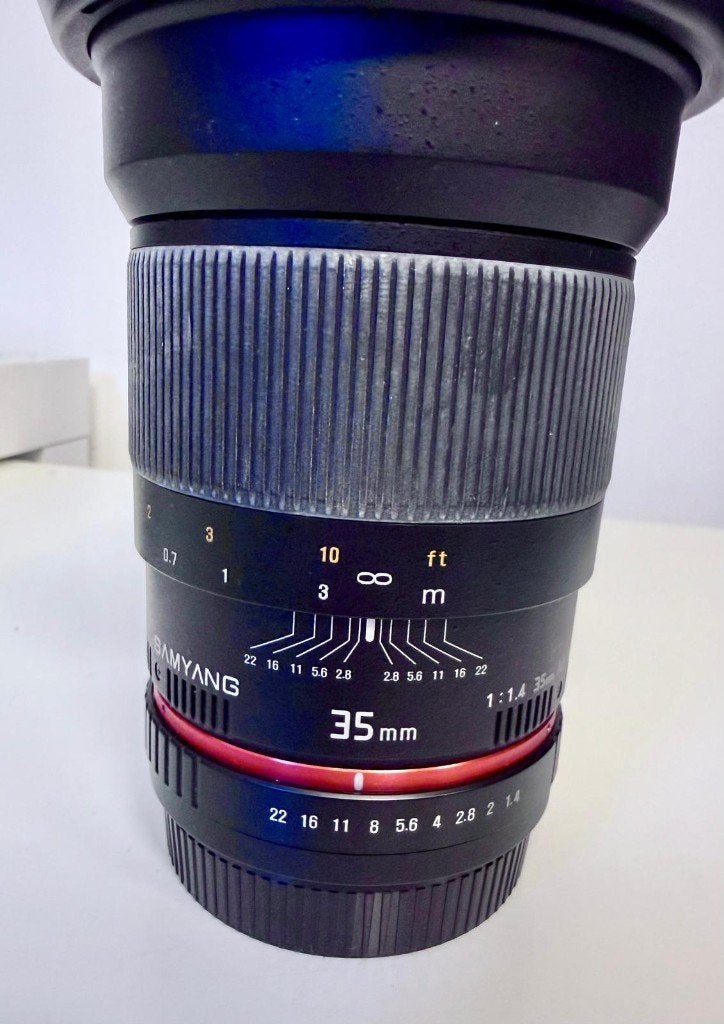 Samyang 35mm f/1.4 AS UMC (Canon), Samyang, 35 mm, Groothoeklens, Zo goed als nieuw