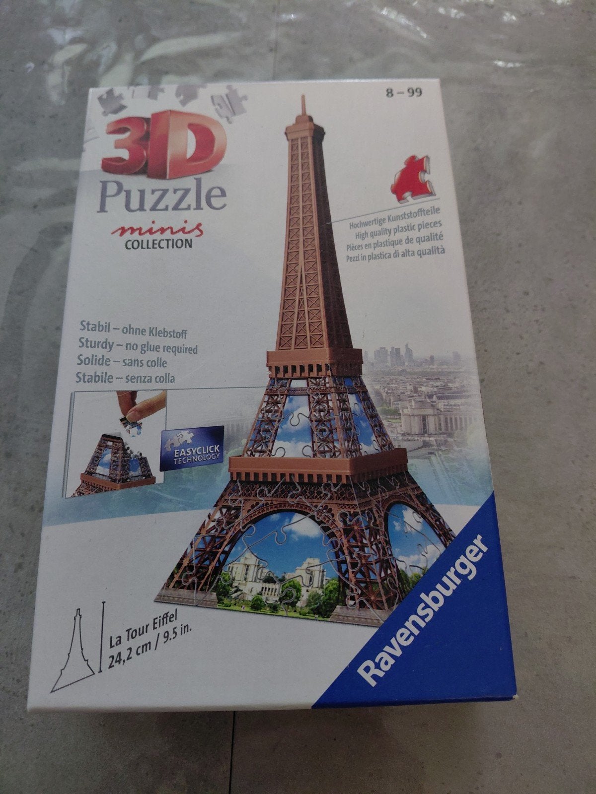 Ravensburger 3D Puzzle Eiffeltoren Minis Collectie, Ophalen, Meer dan 50 stukjes, Nieuw, 6 jaar of ouder