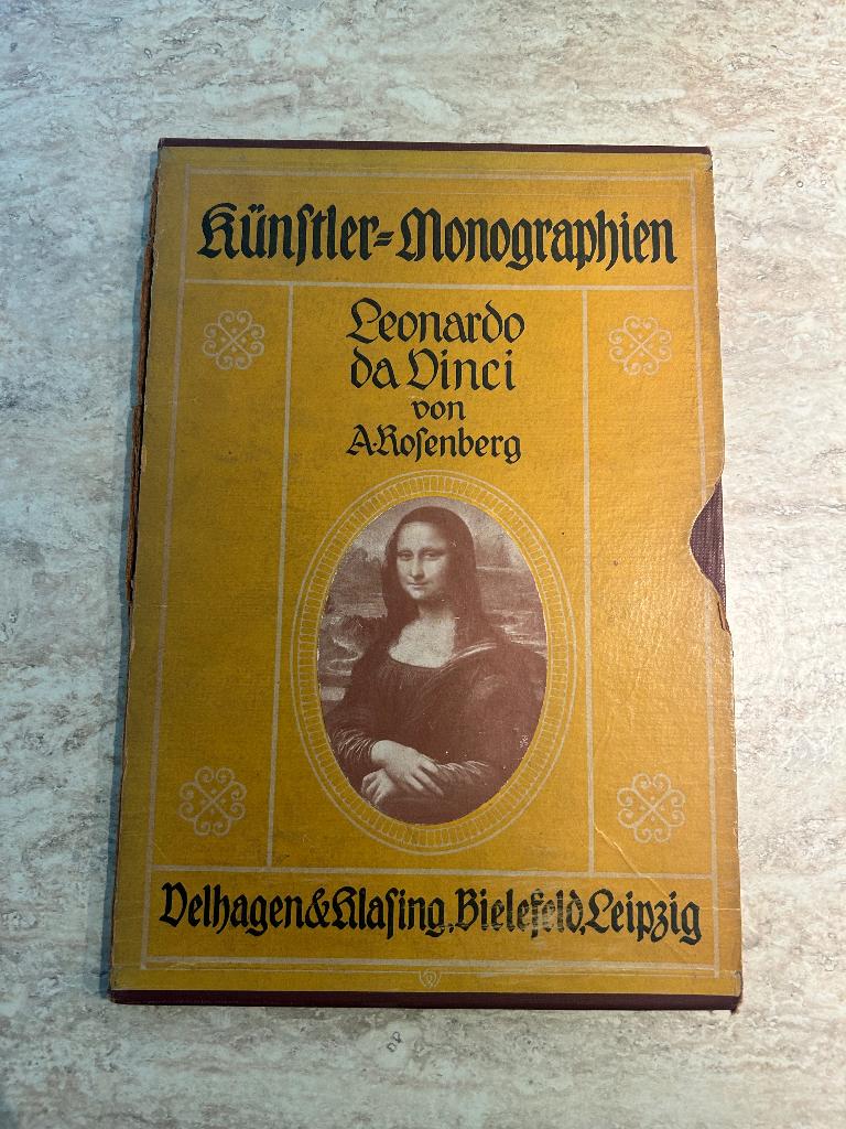 Antieke Leonardo da Vinci 1907 – Künstler Monographien, Ophalen of Verzenden, Gelezen, Overige onderwerpen, Adolf Rosenberg