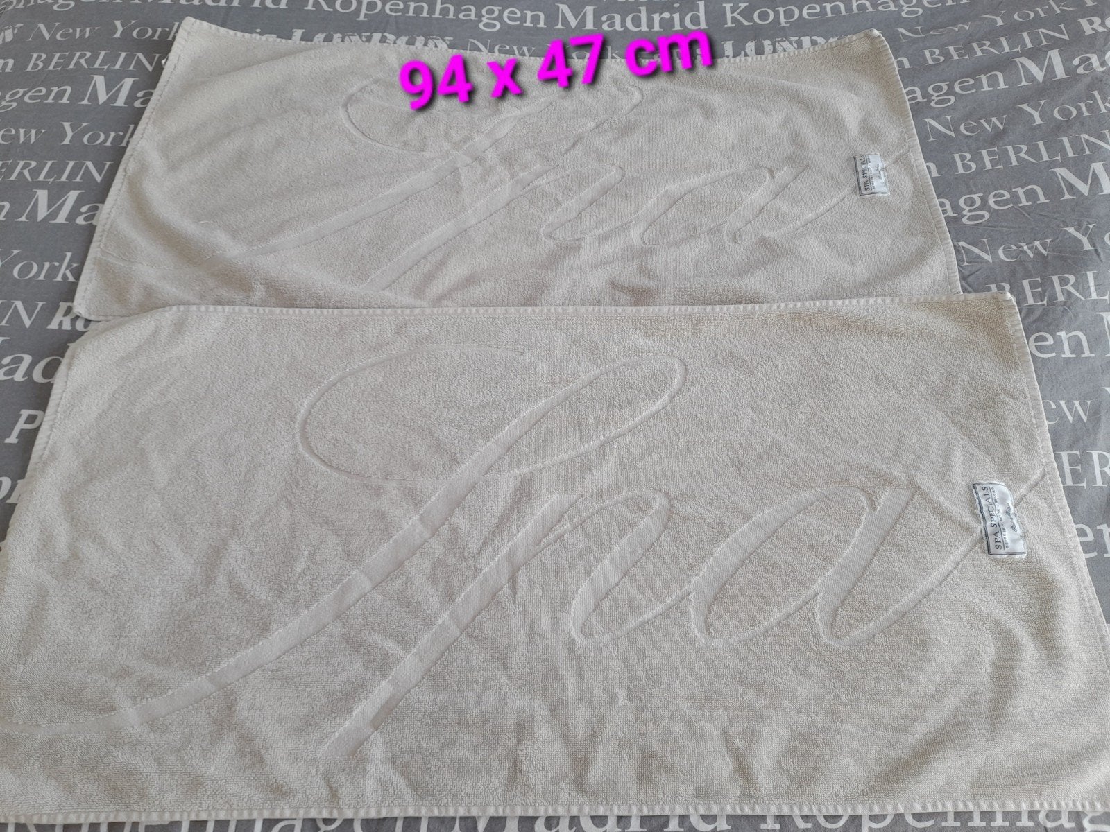 2 spa handdoeken riviera maison, Huis en Inrichting, Badkamer | Badtextiel en Accessoires, Verzenden