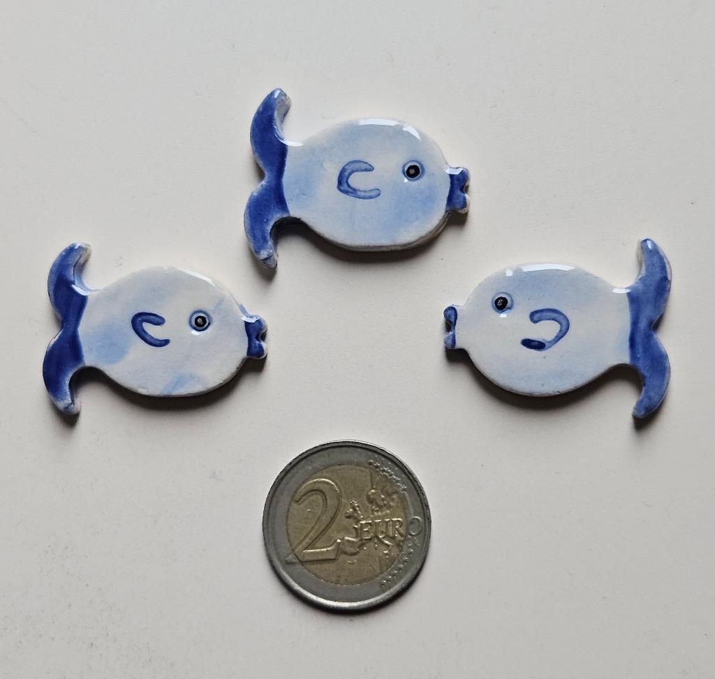 Mozaïek steentjes handgemaakte keramiek visjes, W2A, Verzenden, Handgemaakt, Dieren, Nieuw