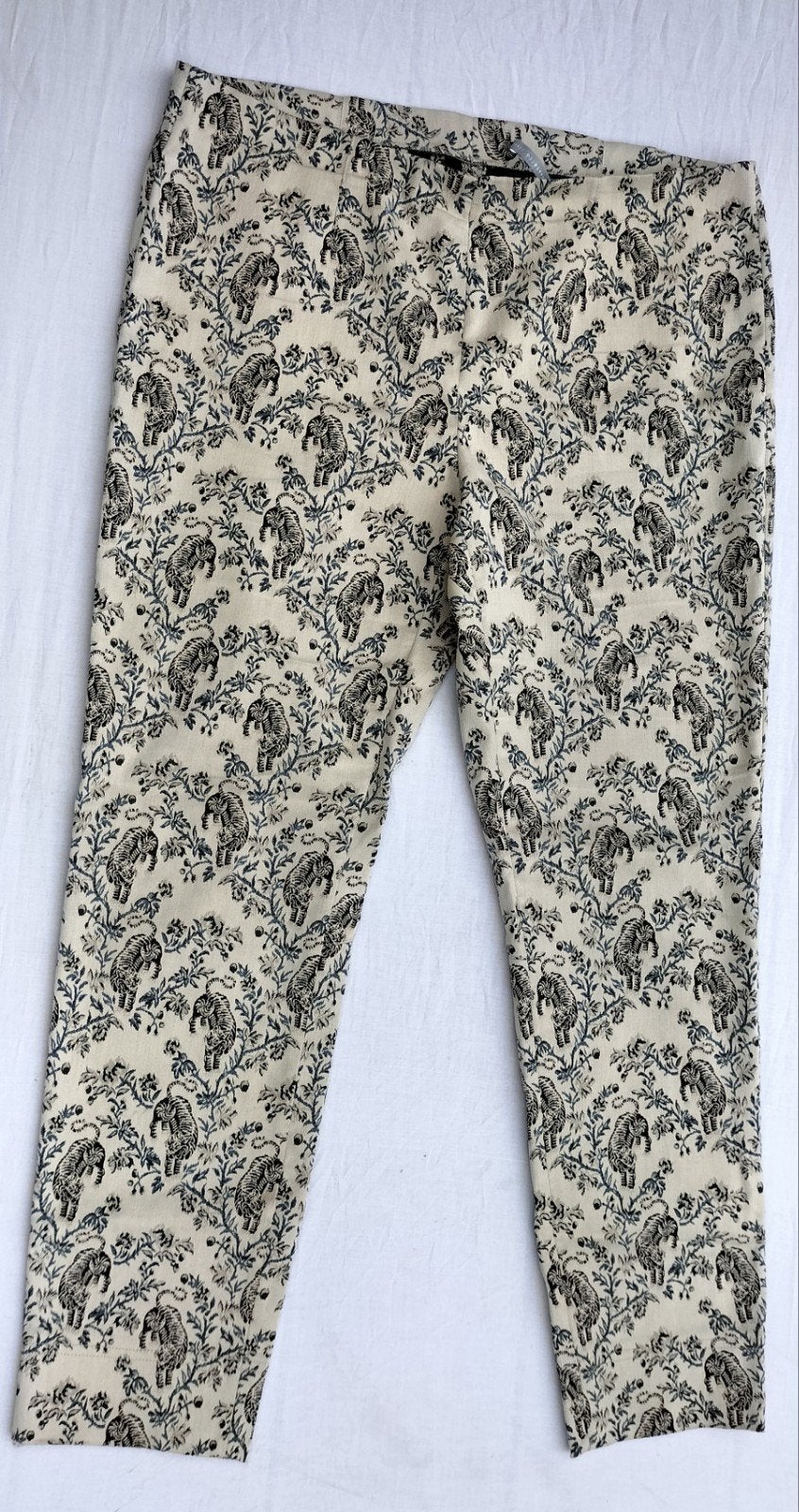 Raffaello Rossi Penny broek tijgerprint maat, Meerkleurig, Maat 46/48 (XL) of groter, Ophalen of Verzenden, Zo goed als nieuw