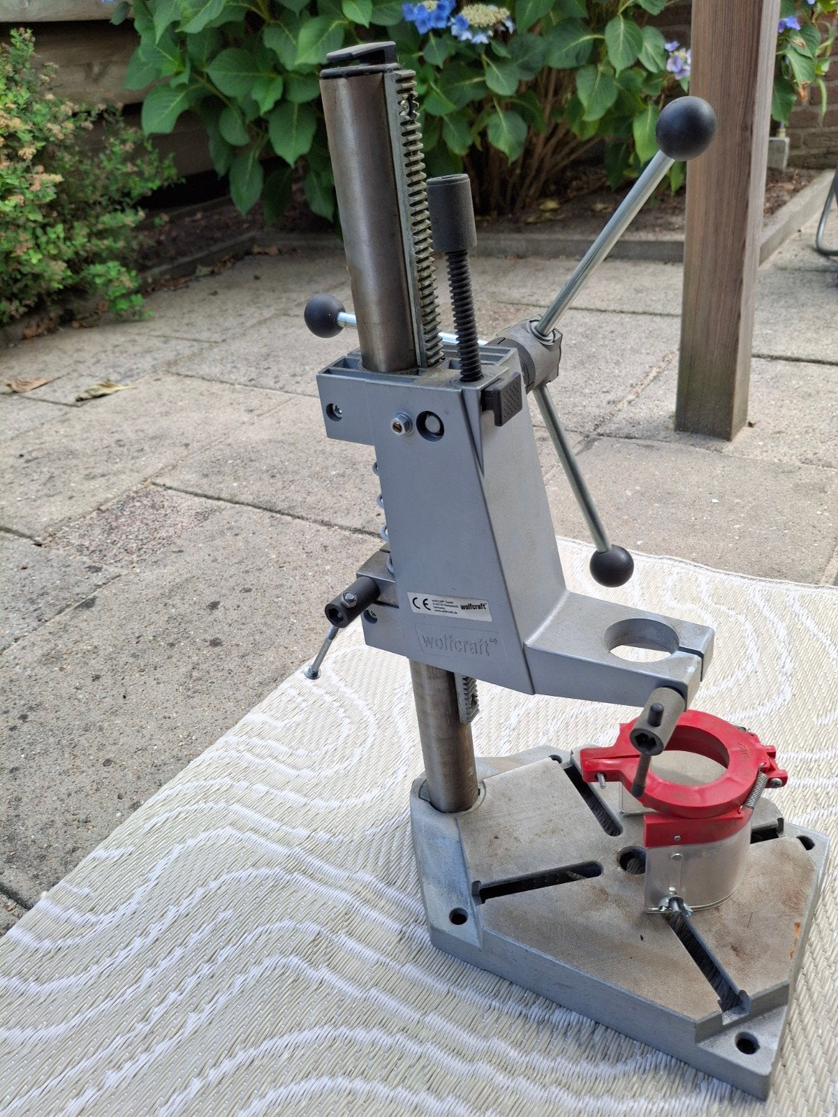 Wolfcraft Kolomboormachine Boorstandaard, Ophalen, Gebruikt, Kolomboormachine
