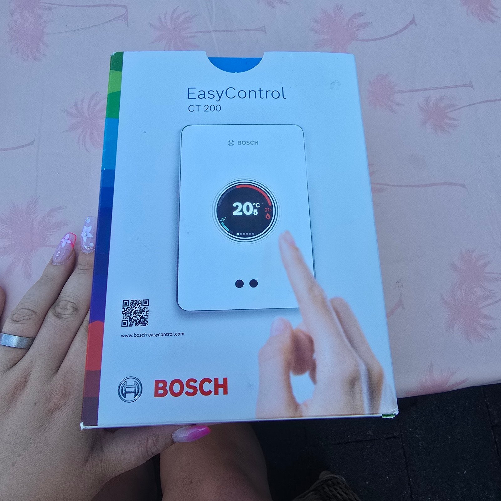 Bosch easycontrol thermostaat, Ophalen, Stopcontact