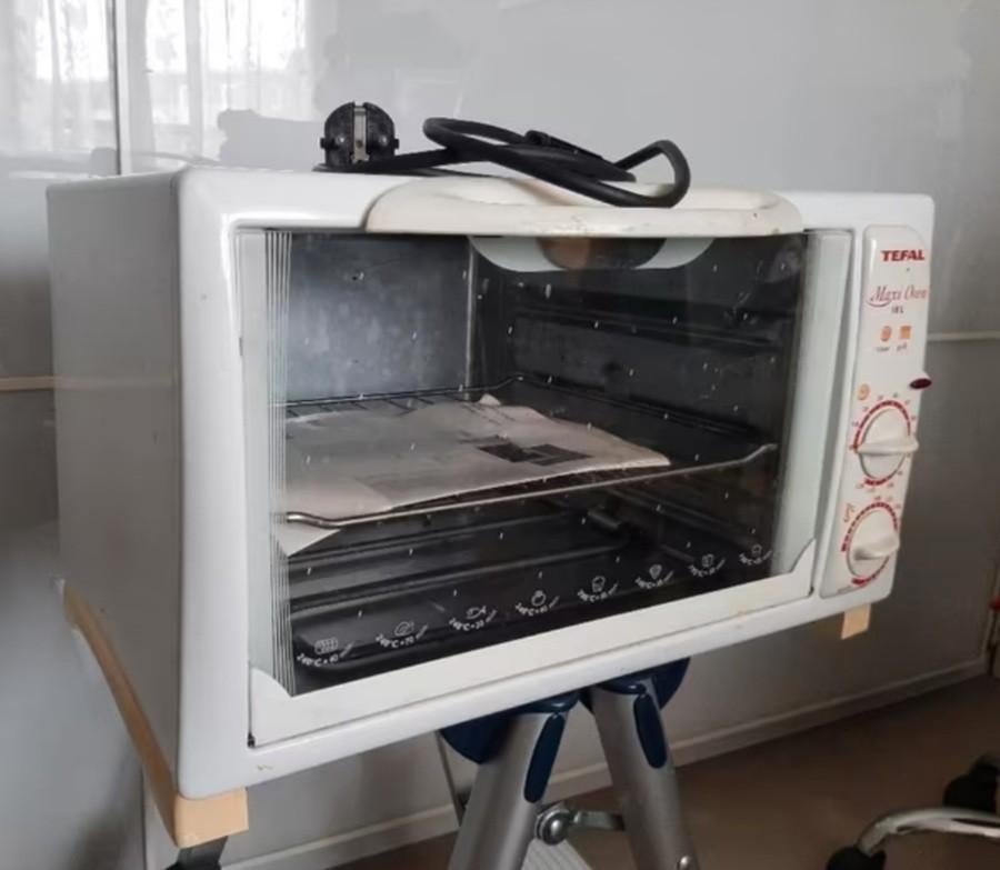 Bakoven, Witgoed en Apparatuur, Ovens, Gebruikt, Vrijstaand, Oven met grill, Minder dan 45 cm, Minder dan 45 cm, Ophalen