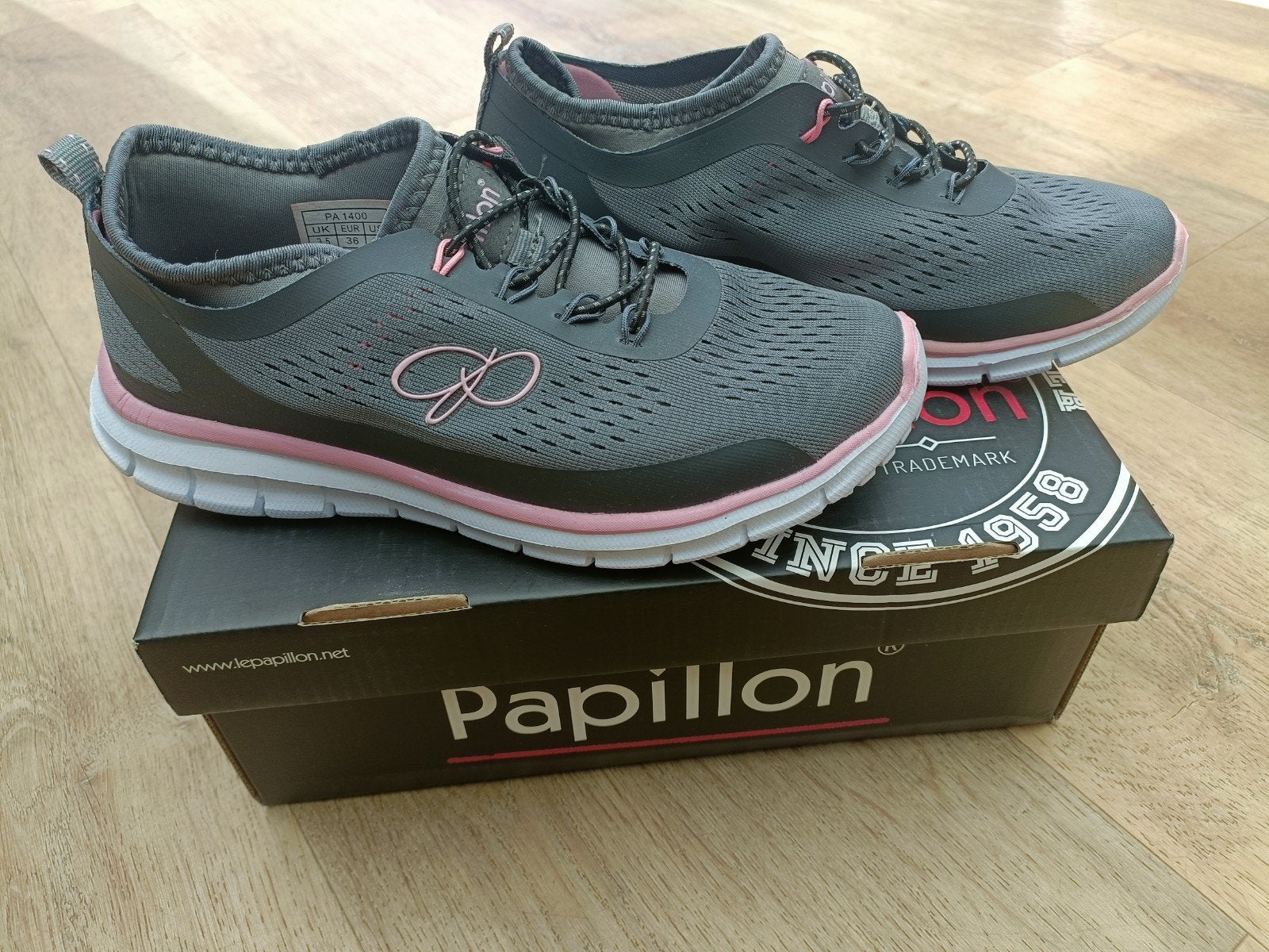 Papillon PA1400-910 Grijs Dansschoenen Maat 36 Nieuw, Ophalen of Verzenden, Nieuw