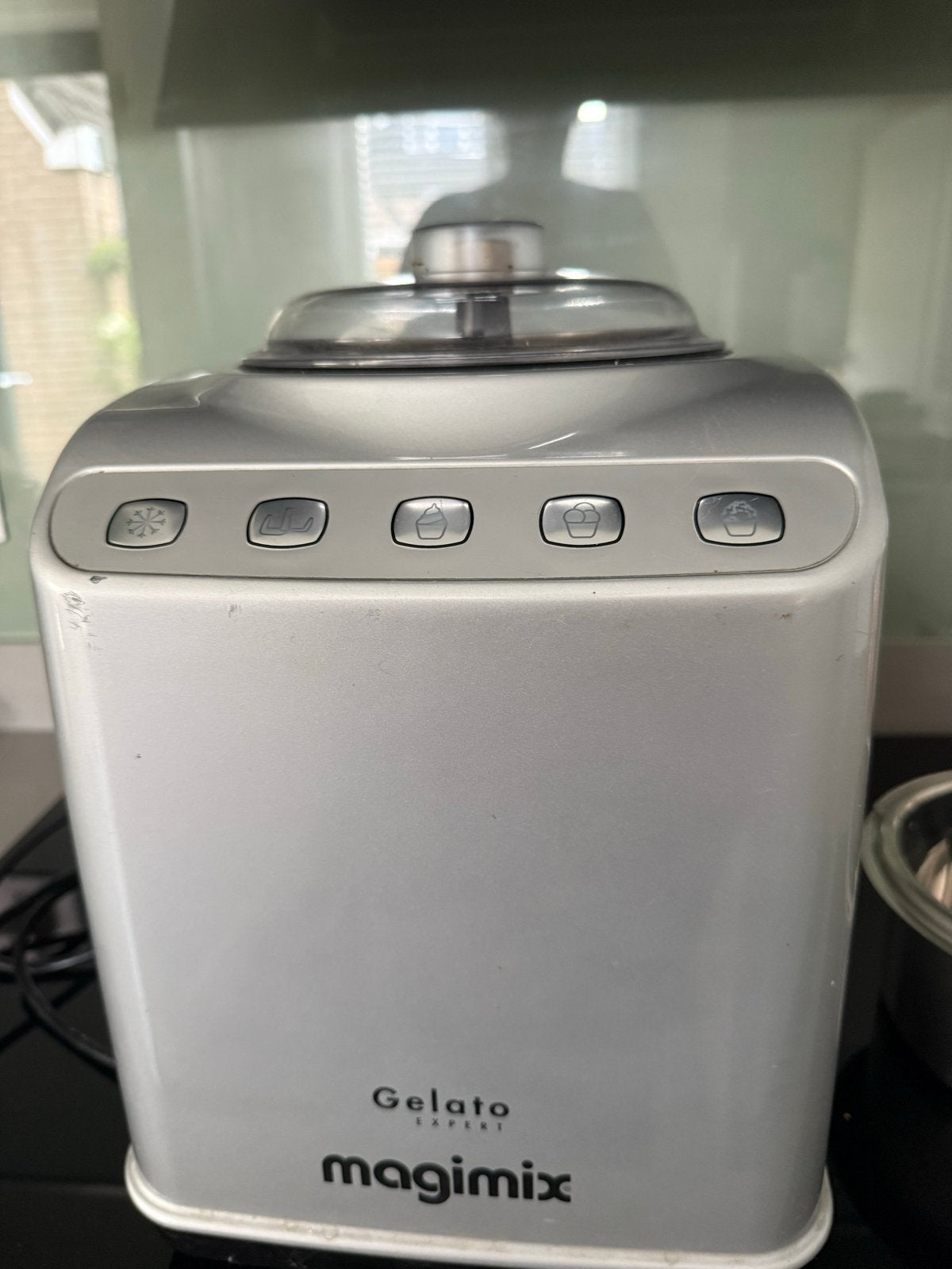 Magimix Gelato Expert IJsmachine - Zilver, Witgoed en Apparatuur, Ophalen, Zo goed als nieuw