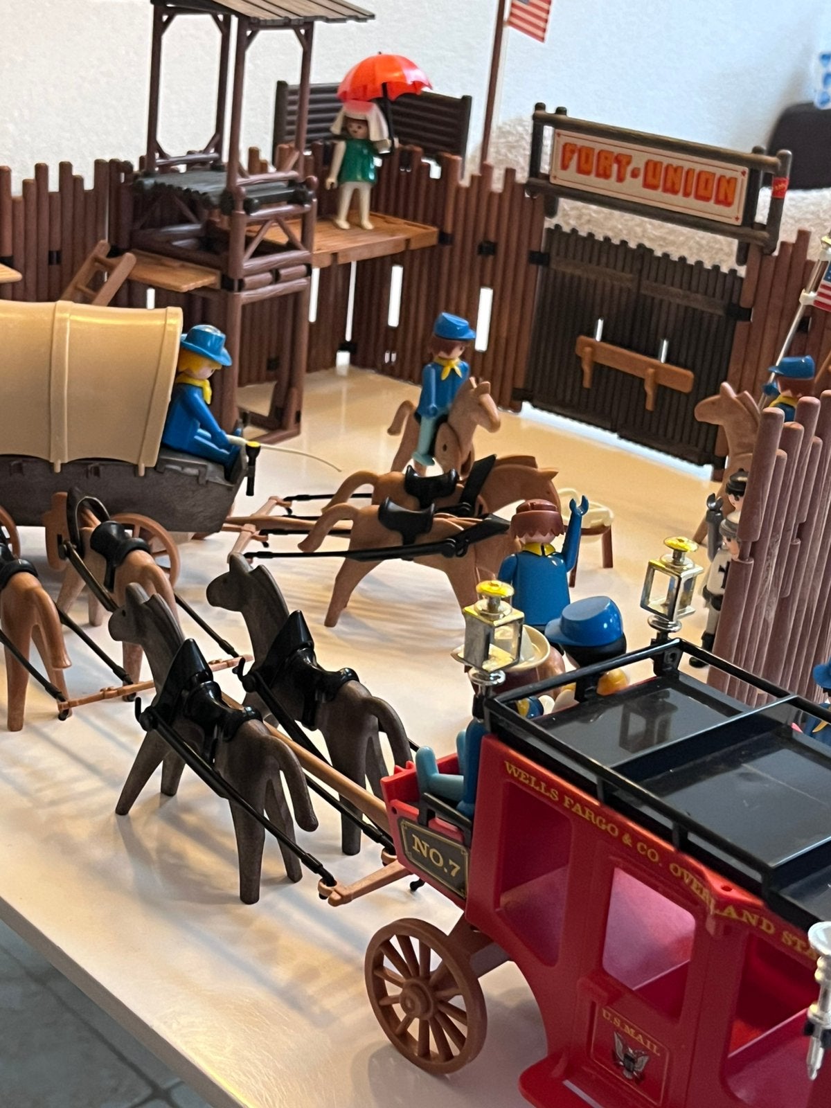 Playmobil fort-union, Gebruikt, Complete set, Ophalen of Verzenden, Kasteel/Fort
