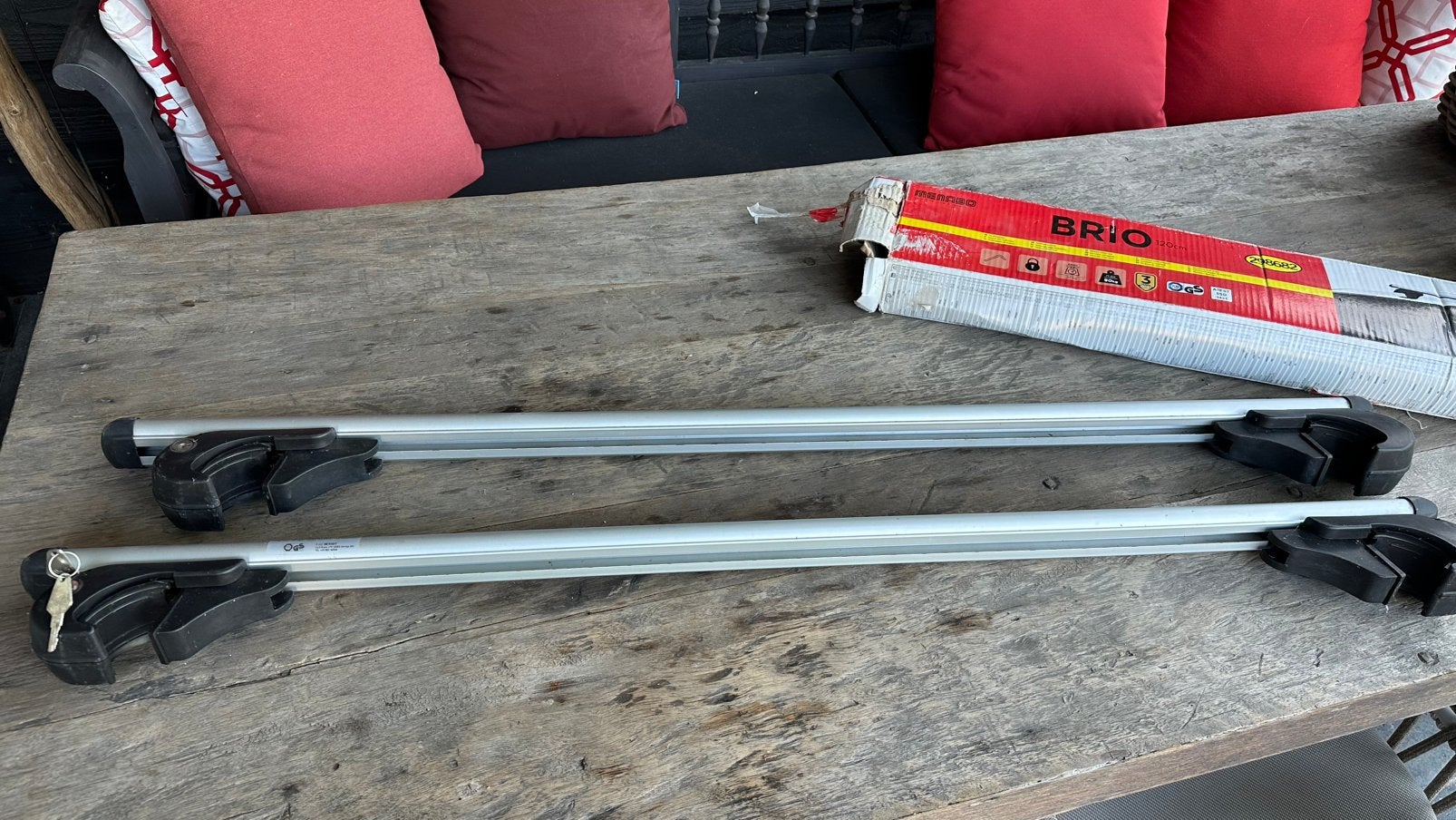 Dakdragers universeel Brio 120 cm, Auto diversen, Dakdragers, Zo goed als nieuw, Ophalen