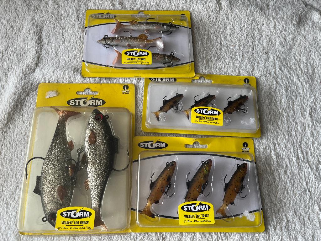 adv 150 / NIEUW mixset 4 blisters kunstaas STORM, Ophalen of Verzenden, Nieuw, Overige typen