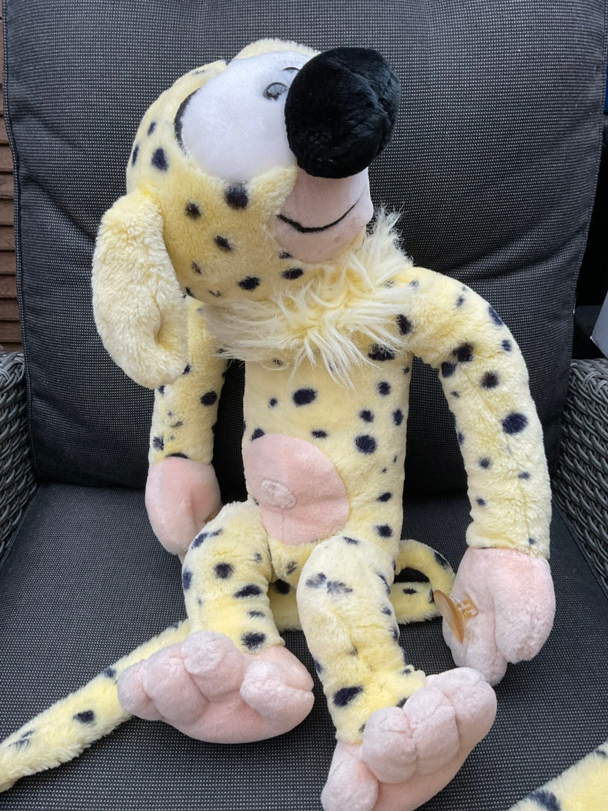 Zgan super grote Marsupilami knuffel pluche 50/55cm, Verzamelen, Ophalen, Overige figuren, Zo goed als nieuw, Beeldje of Figuurtje