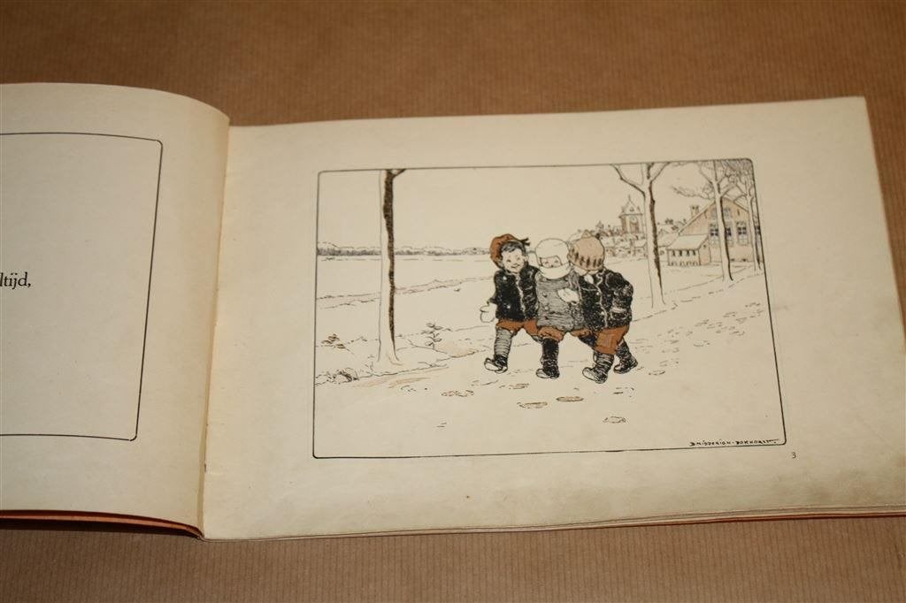 Te laat op school. Voor school en huis, ca. 1920., Ophalen of Verzenden, Gelezen