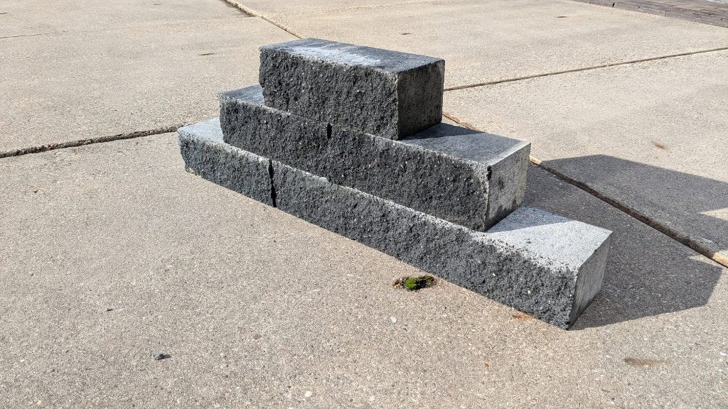 Splitrock blok Antraciet 32x13x11| Opruiming | Aanbieding, Ophalen, Blok, Nieuw, Minder dan 25 cm