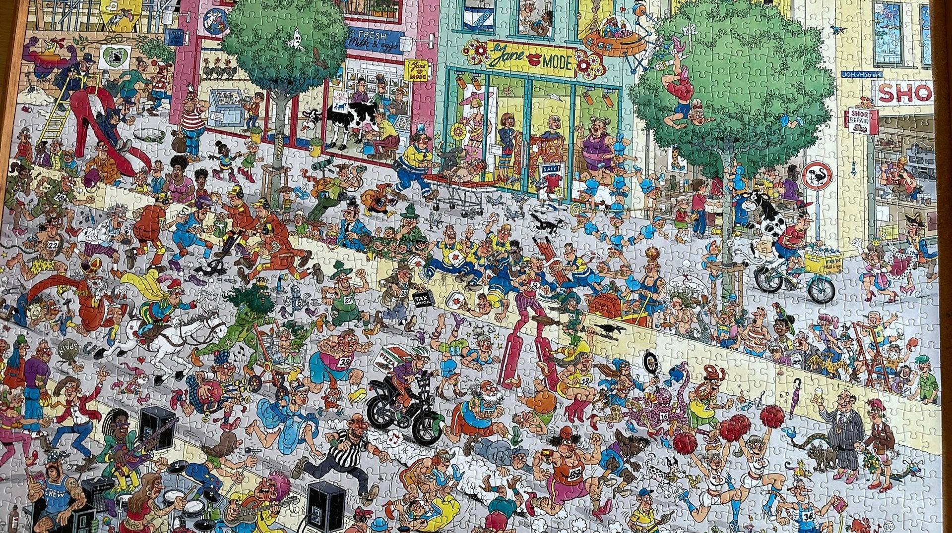 Van Haasteren 1500 stukjes, Ophalen, 500 t/m 1500 stukjes, Zo goed als nieuw