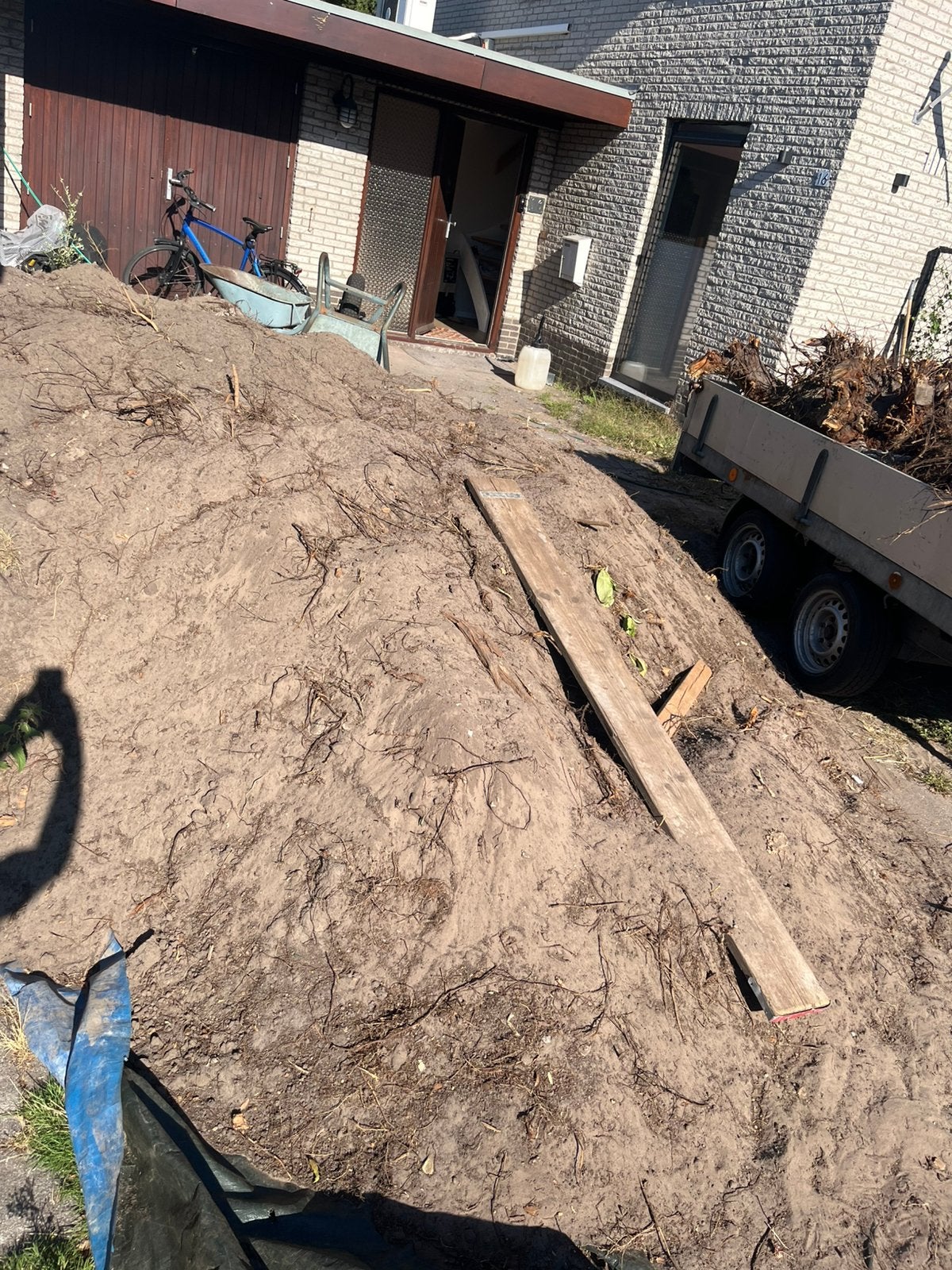 Gratis ophalen zwarte grond 15m3, Tuin en Terras, Zand, Ophalen, Zo goed als nieuw, Overige typen