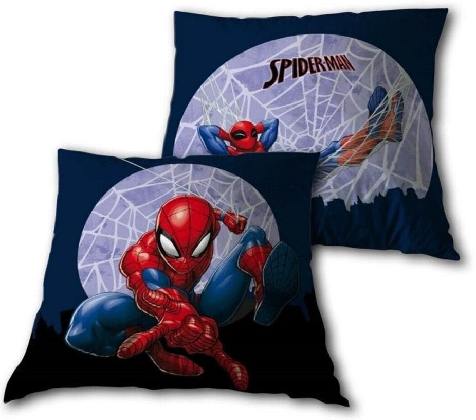 Spiderman Kussen - Dubbelzijdig Sierkussen, Nieuw, Wasbaar, Ophalen of Verzenden, Kussen