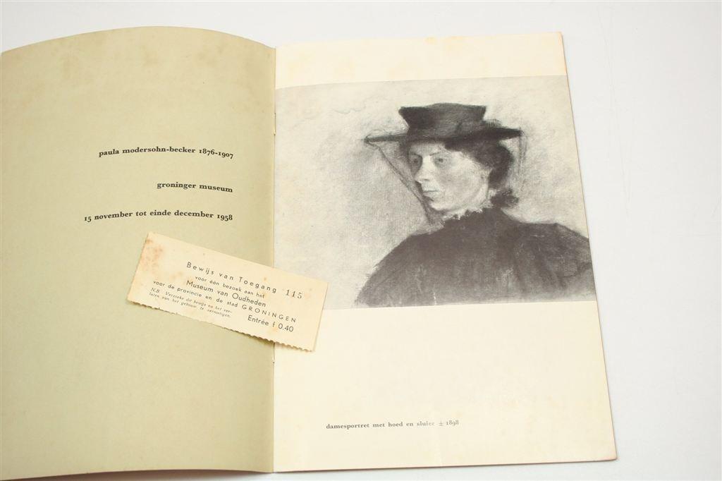 Paula Modersohn-Becker — Groninger Museum Catalogus 1958, Boeken, Ophalen of Verzenden, Gelezen