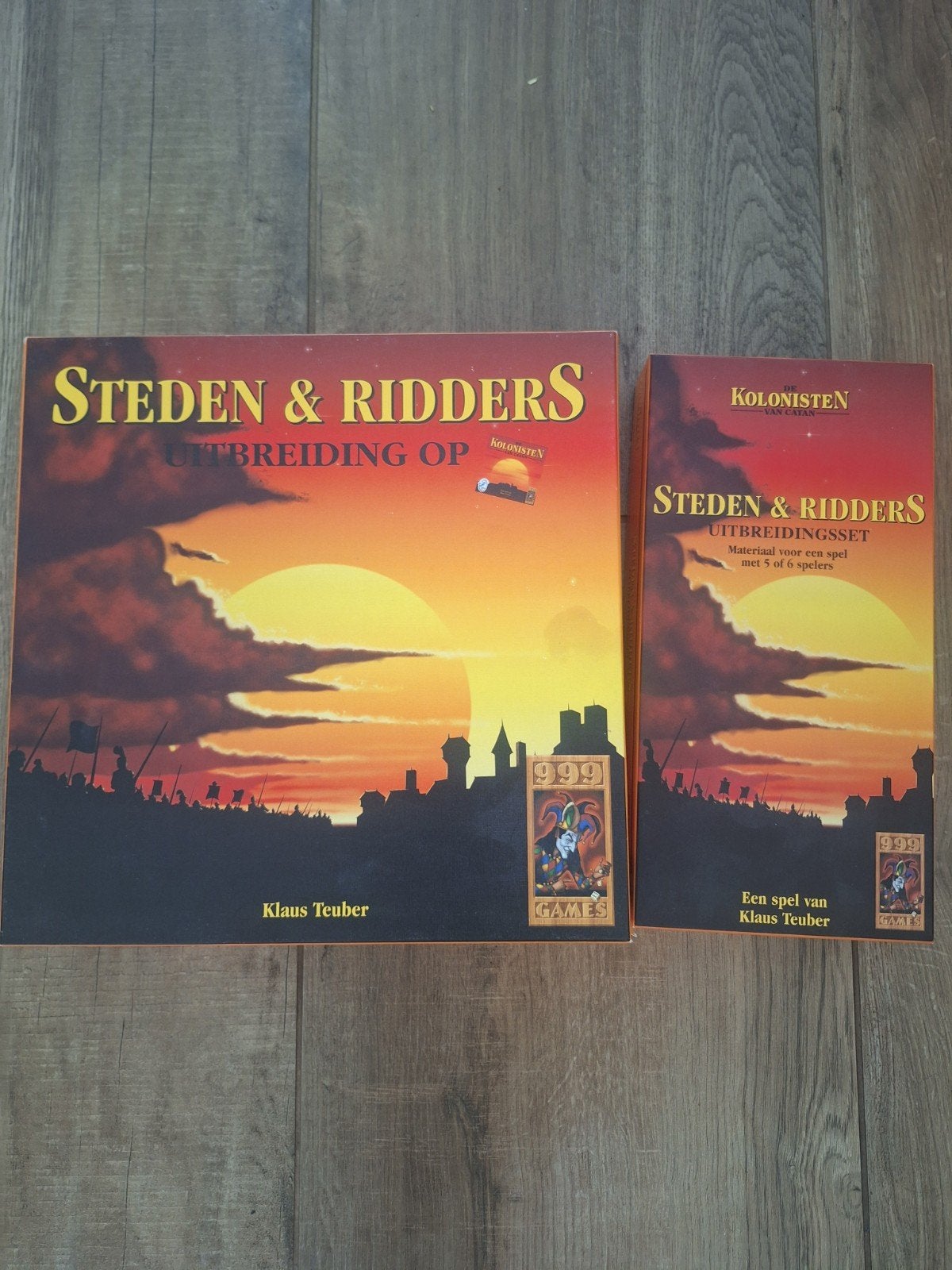 Kolonisten van catan steden en ridders inclusief 5/6 spelers, Ophalen of Verzenden, Zo goed als nieuw
