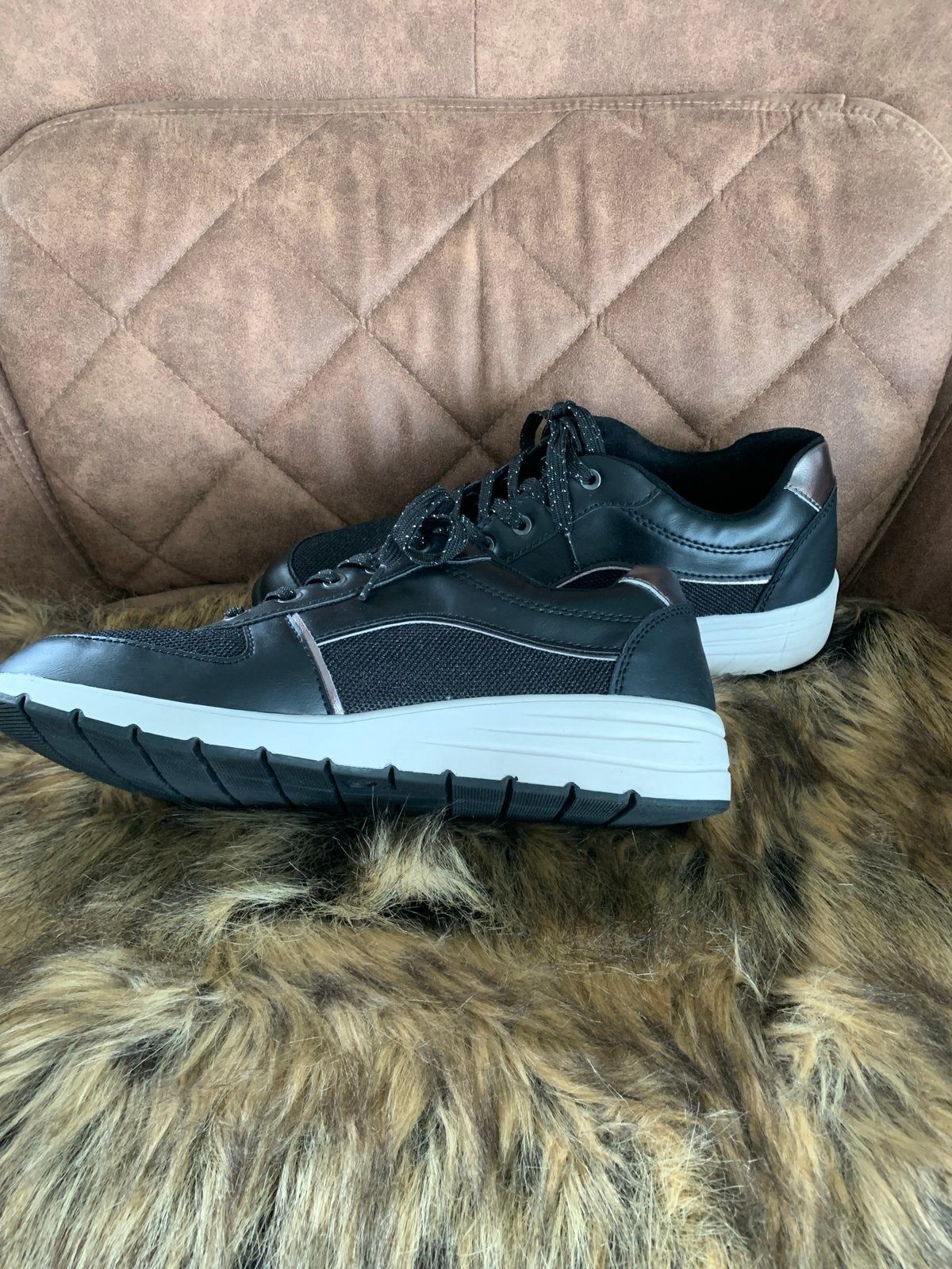 Walkx Women Sneakers Maat 41 Zwart, Kleding | Dames, Ophalen of Verzenden, Zo goed als nieuw, Zwart, Sneakers of Gympen