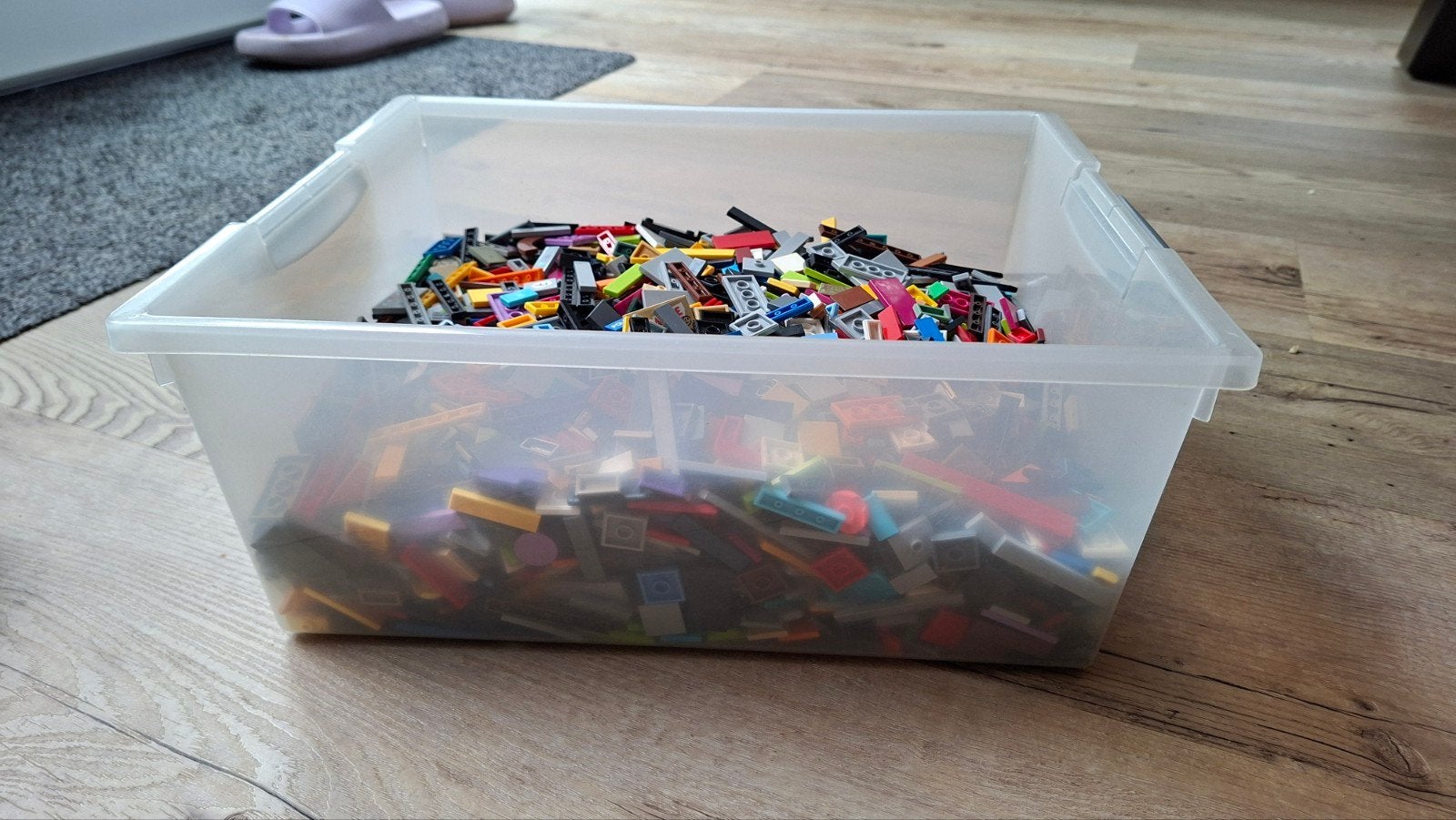 Lego veel gladde onderdelen, Kinderen en Baby's, Speelgoed | Duplo en Lego, Ophalen of Verzenden, Gebruikt