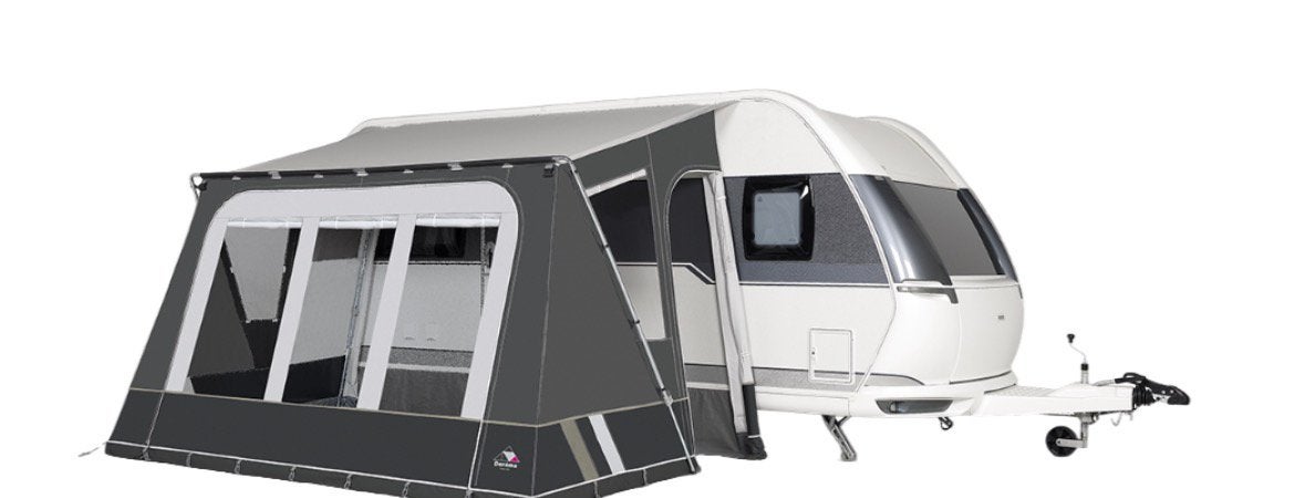 Dorema mistral xl, Caravans en Kamperen, Ophalen, Zo goed als nieuw, Tot en met 4
