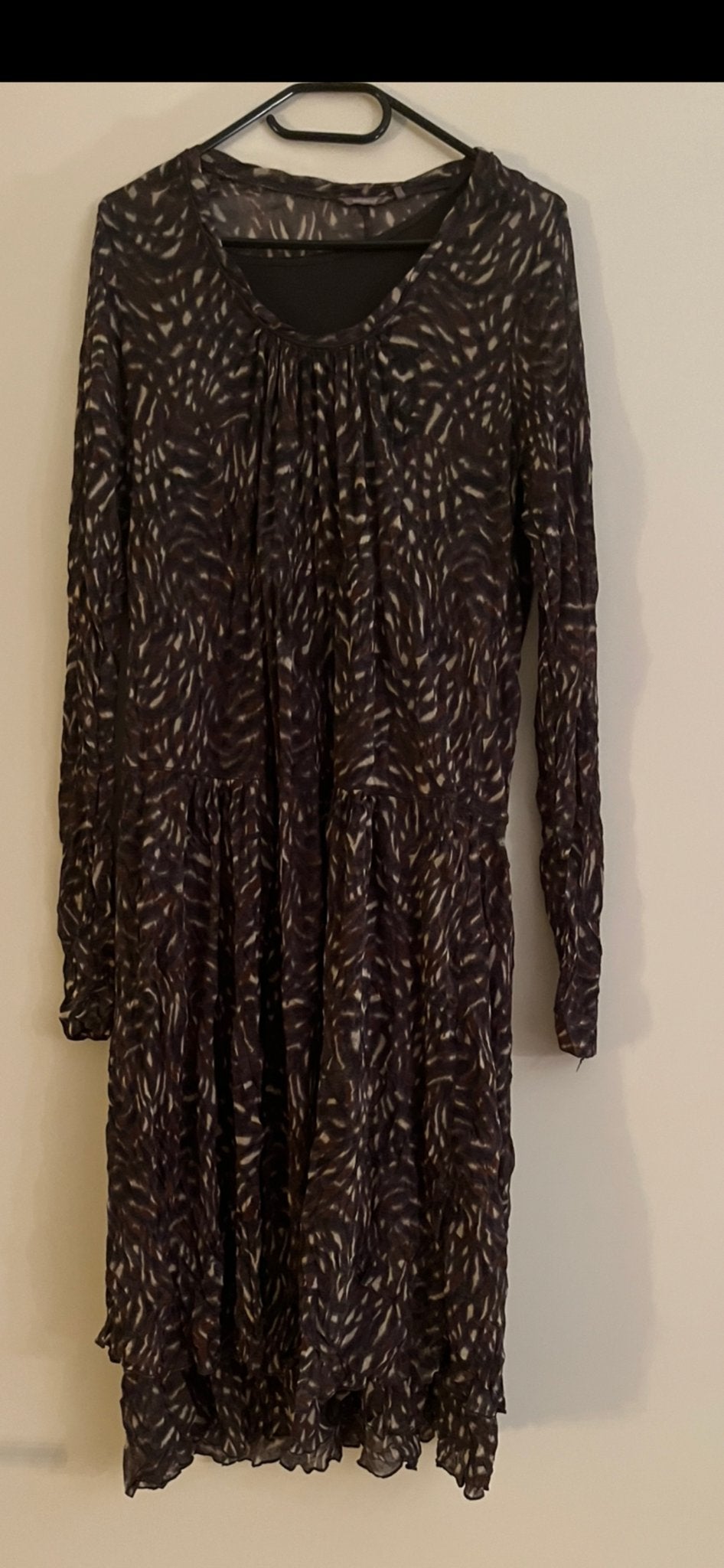 Sandwich jurk maat XL met onderjurk, Ophalen of Verzenden, Zo goed als nieuw, Maat 46/48 (XL) of groter, Meerkleurig