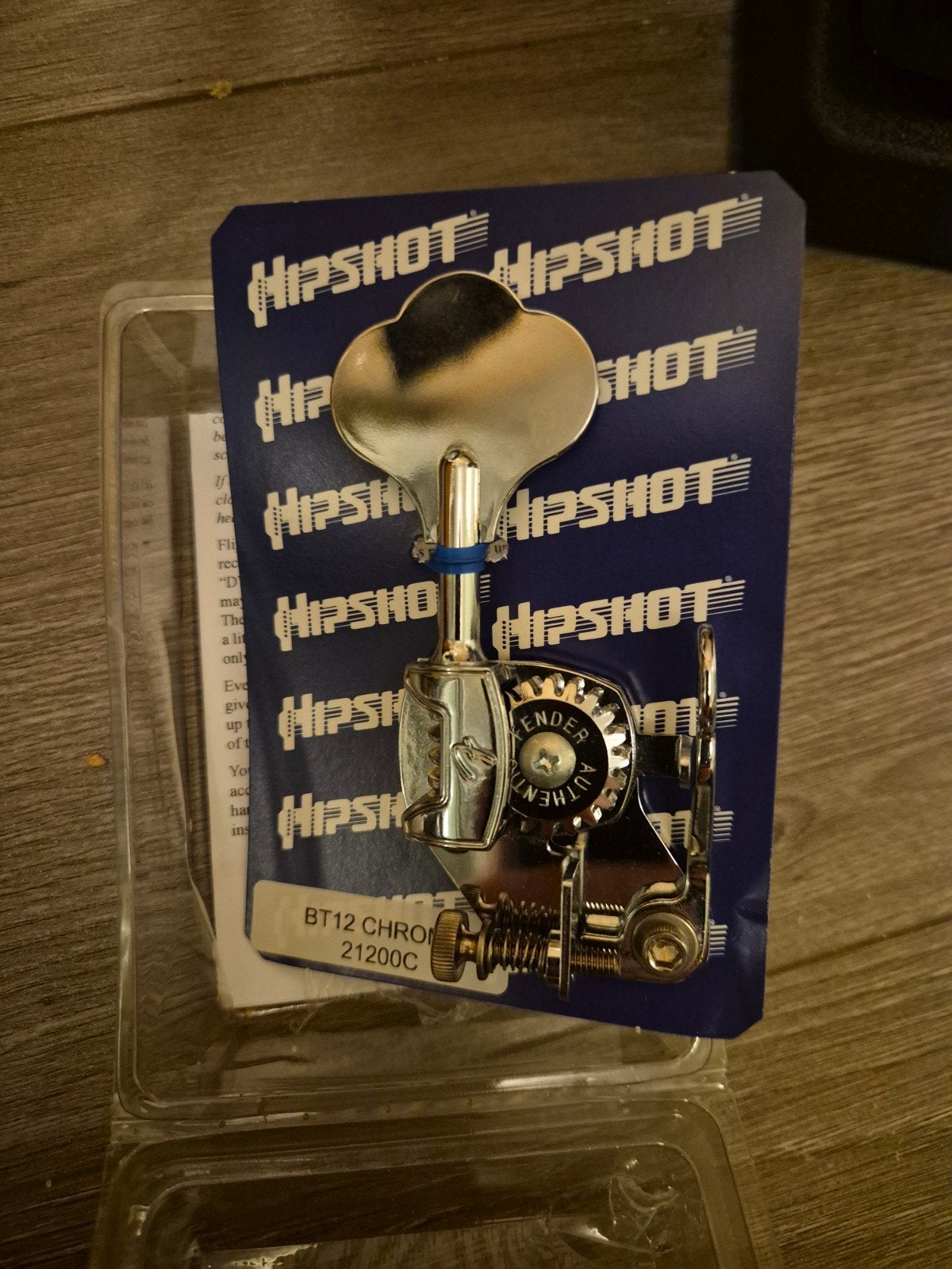 Hipshot BT12 Detuner - Chroom, Ophalen of Verzenden, Zo goed als nieuw, Elektrische basgitaar