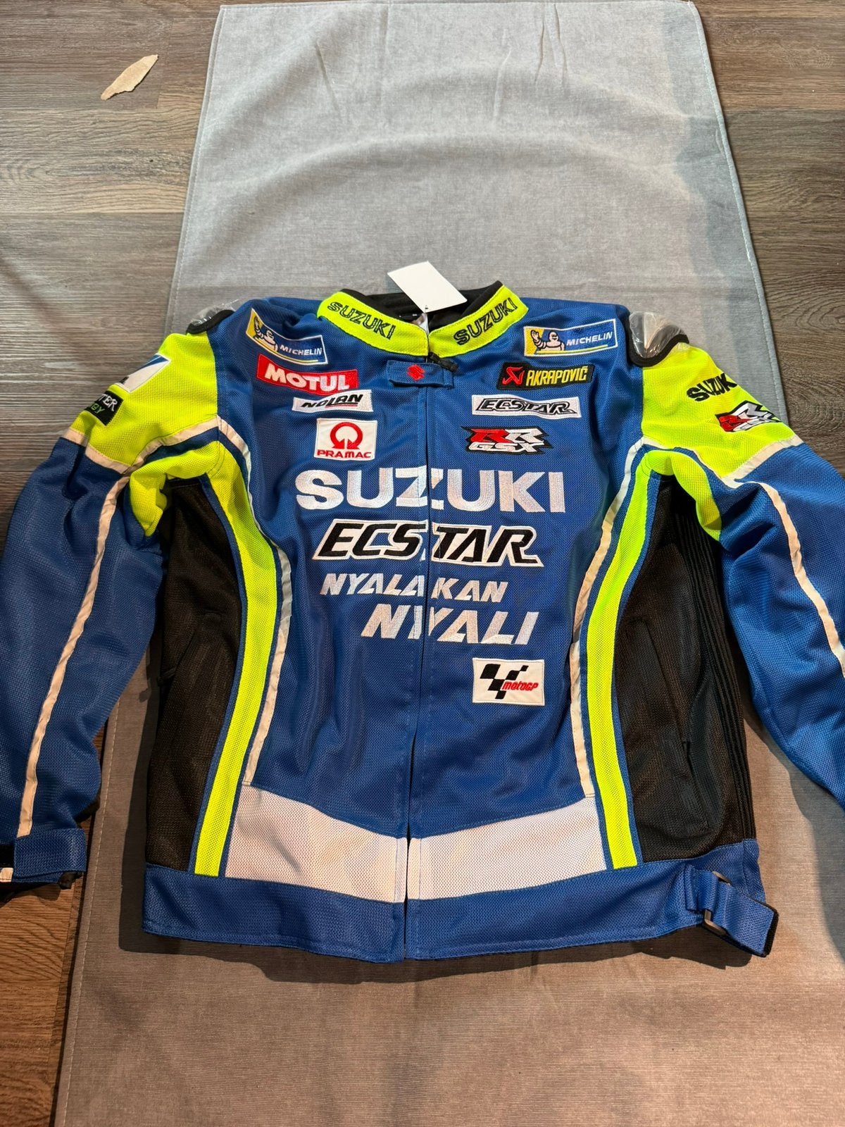 Suzuki GSX Motorjas (Maat 3XL) Vintage Racing, Kleding | Heren, Ophalen of Verzenden, Zo goed als nieuw, Overige maten, Blauw