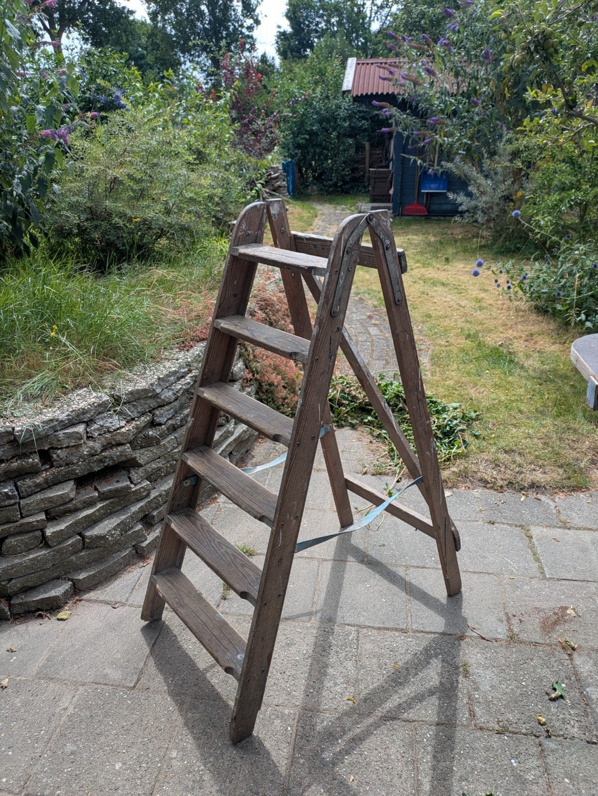 Oude schilderstrap, Doe-het-zelf en Verbouw, Ladders en Trappen, Ophalen, Gebruikt, Trap, Minder dan 2 meter