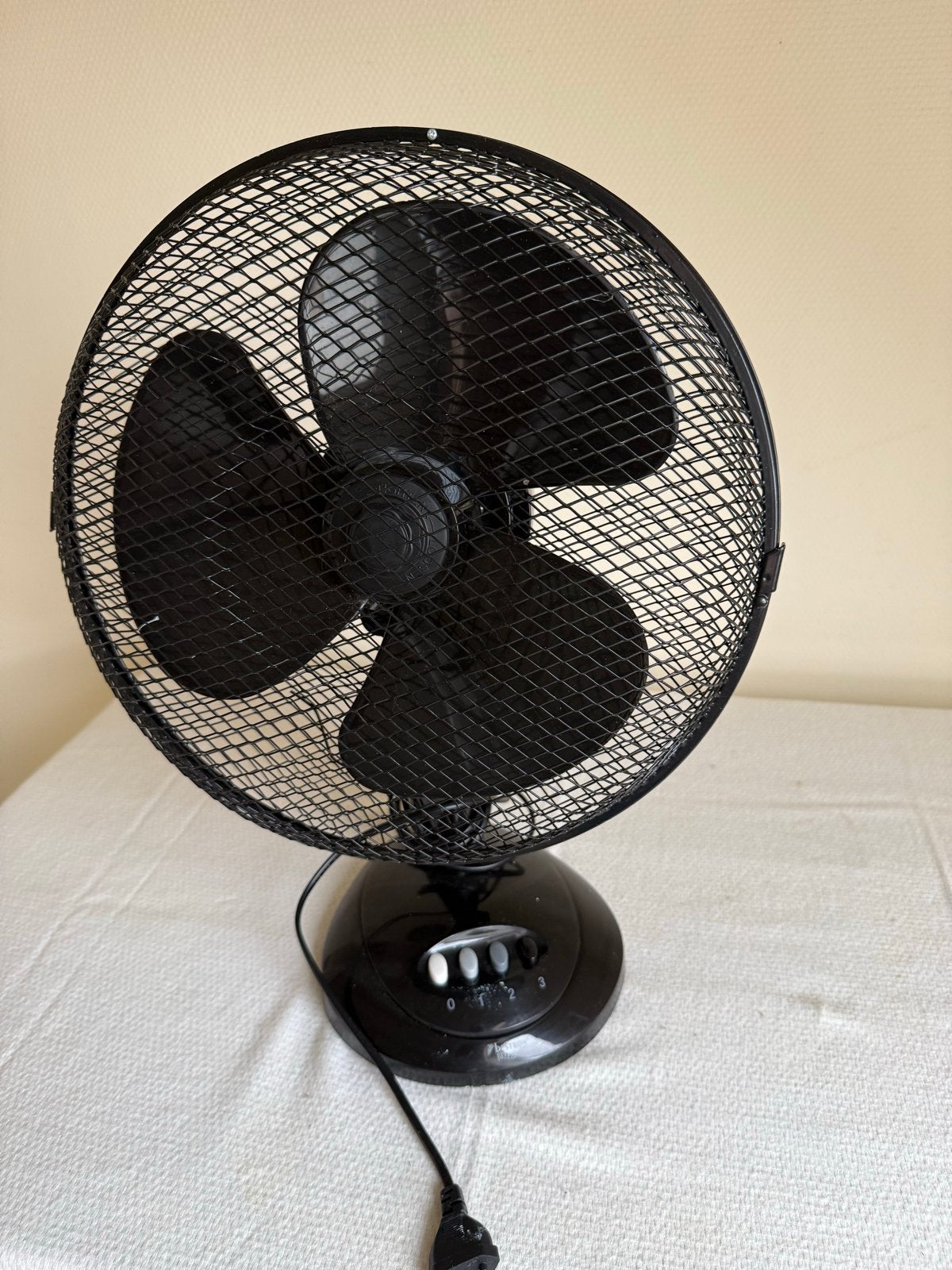Bestron Breeze Tafelventilator - Zwart, 50 cm hoog, Ophalen, Gebruikt, Tafelventilator