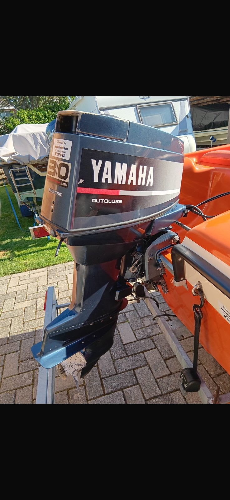 Yamaha 30pk autolube, Ophalen, Zo goed als nieuw, Benzine, 30 pk of meer