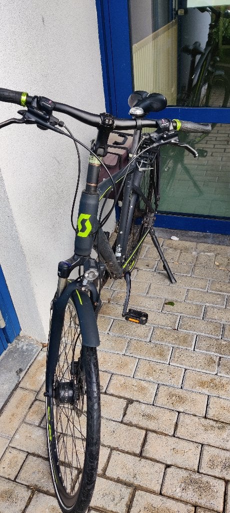 Hybride fiets, 28 inch, Gebruikt, Vering, Meer dan 20 versnellingen