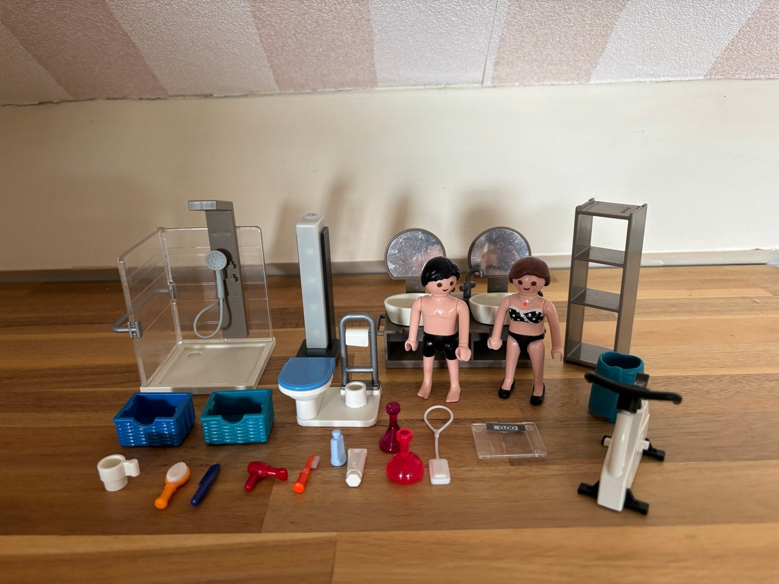 Playmobil Badkamer Set met Figuren en Accessoires, Kinderen en Baby's, Ophalen of Verzenden, Zo goed als nieuw